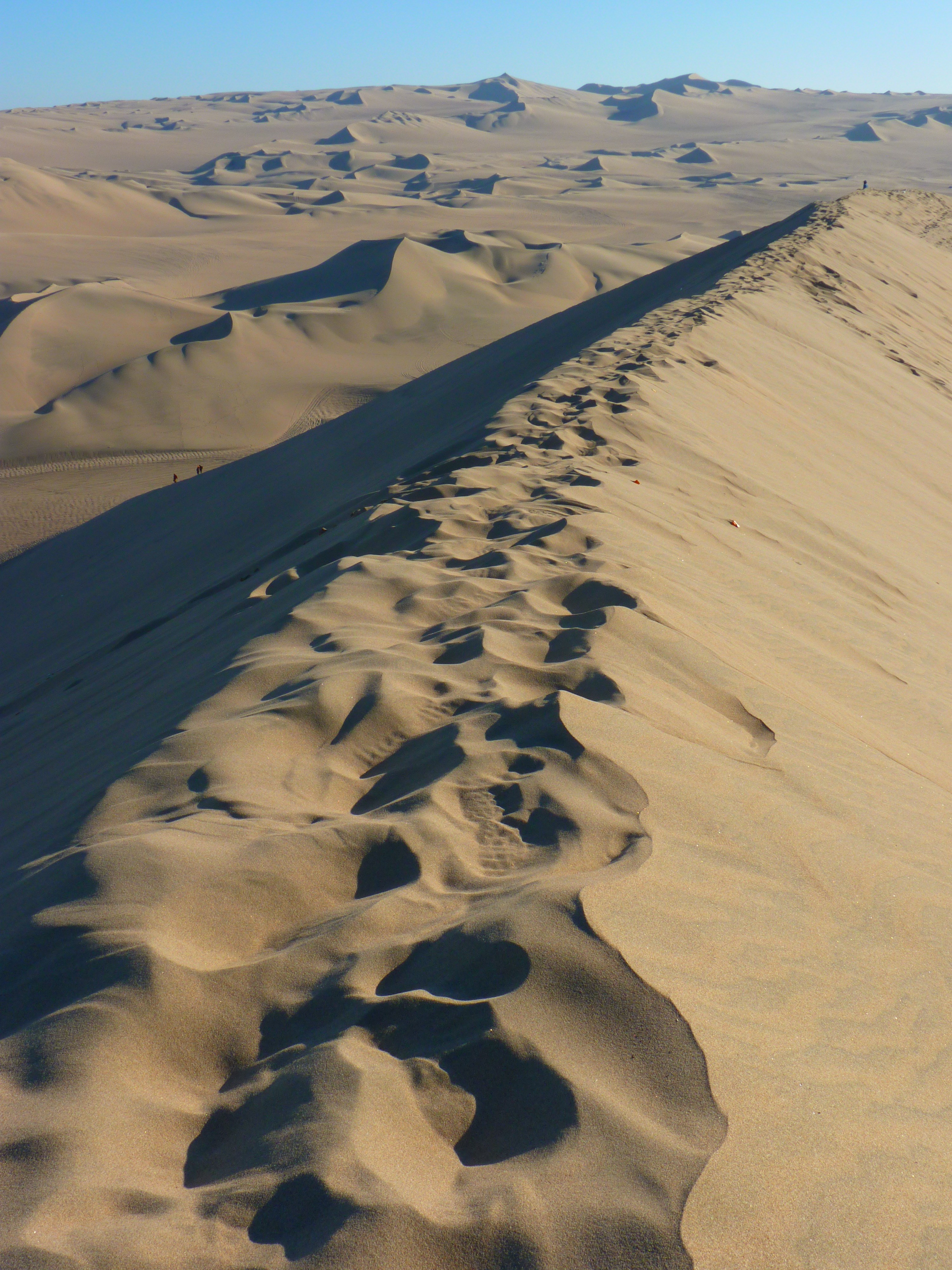 desert dunes dune ridge dry sand sun hot 4k, Phone HD Wallpaper