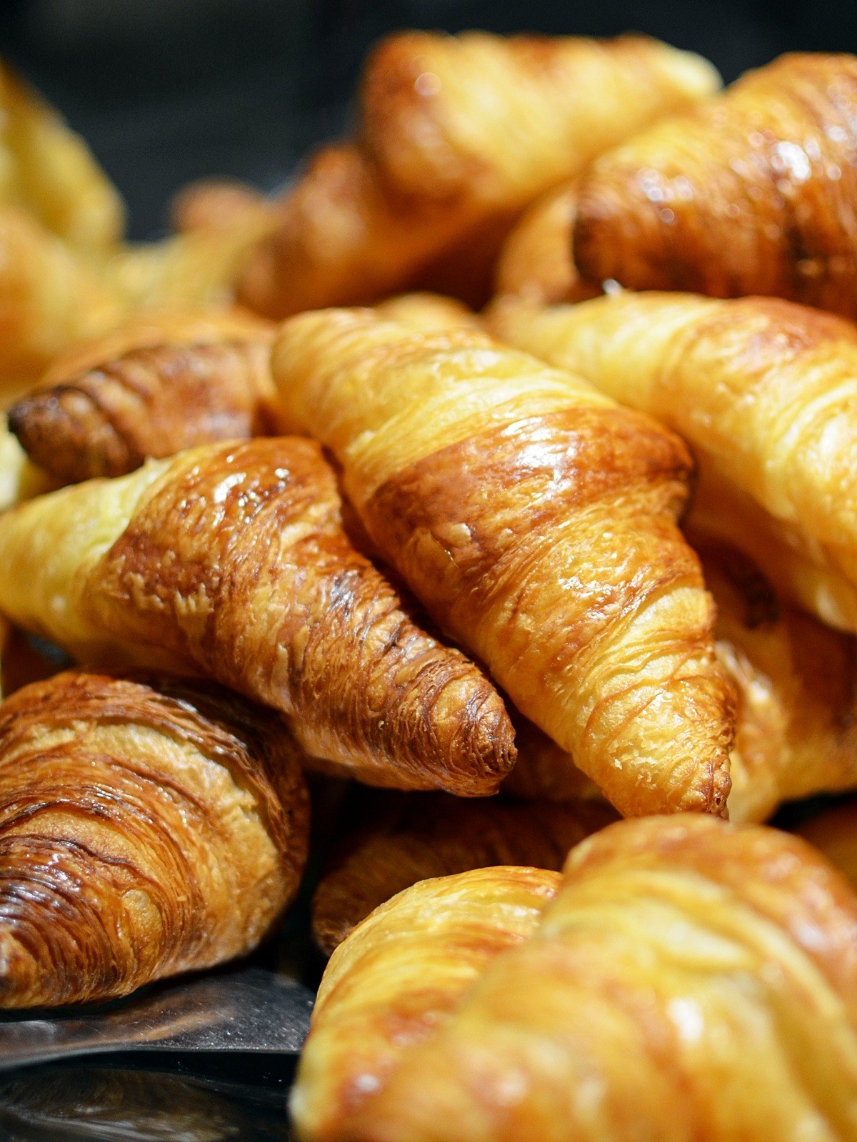 croissant bread food breakfast france paris 4k, Phone HD Wallpaper