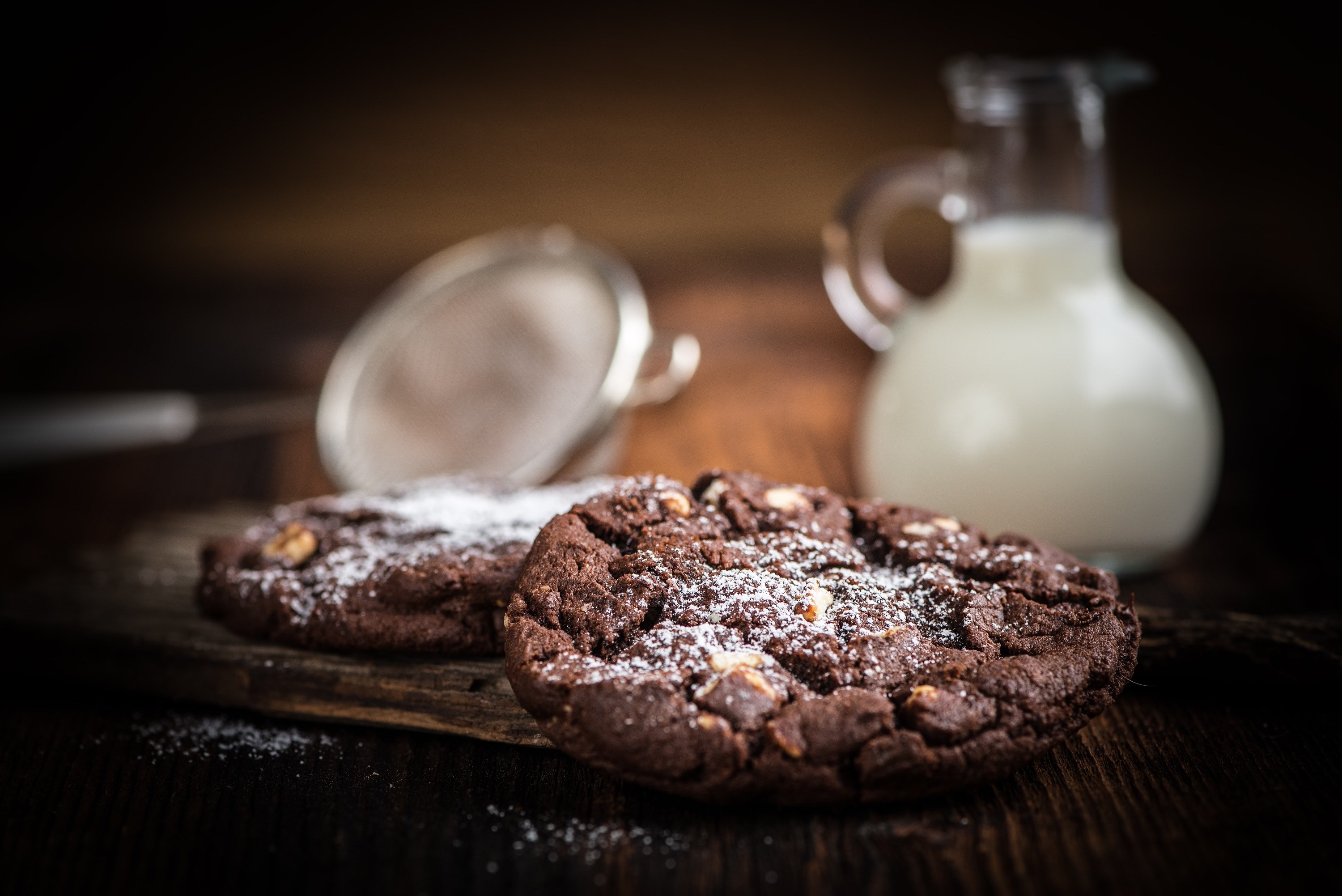cookies baked goods frisch chocolate sweet 4k, HD Wallpaper