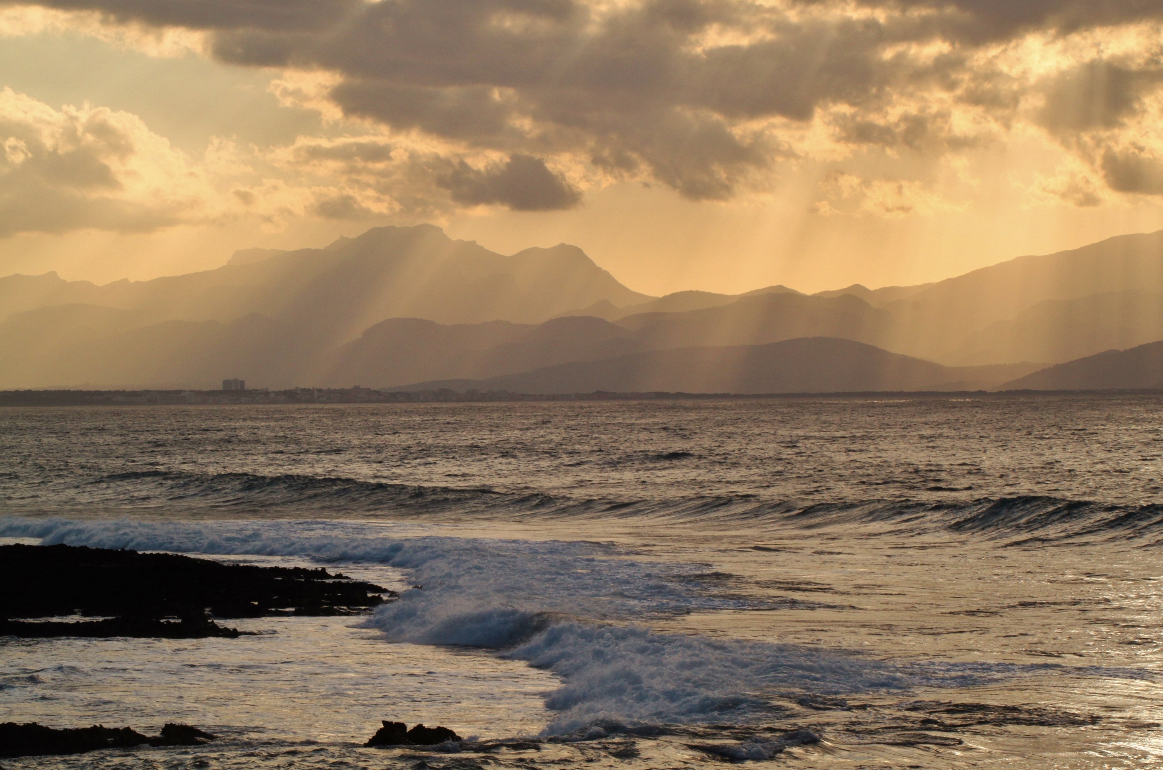 coastal landscape sea mediterranean island coast 4k, HD Wallpaper