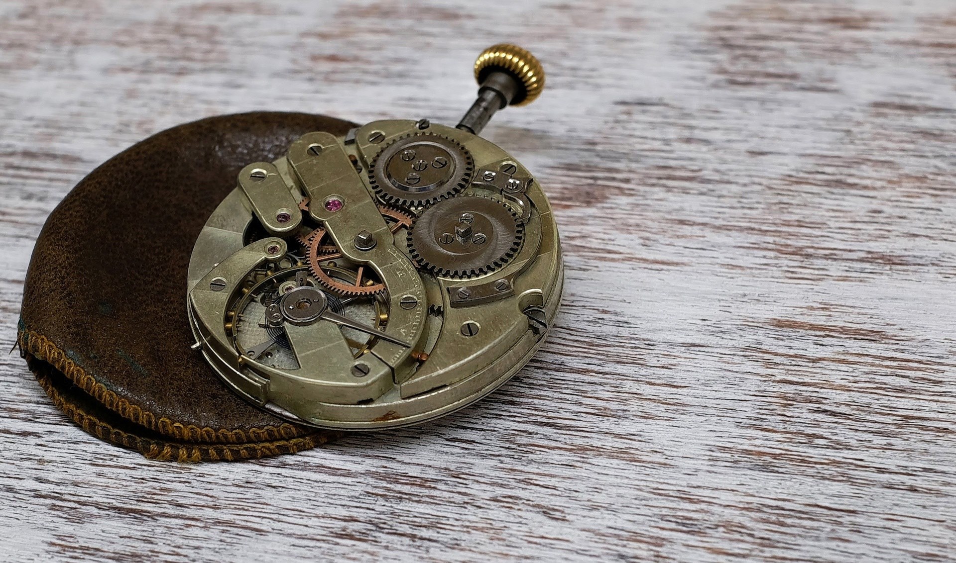clock pocket watch movement horology old 4k, HD Wallpaper