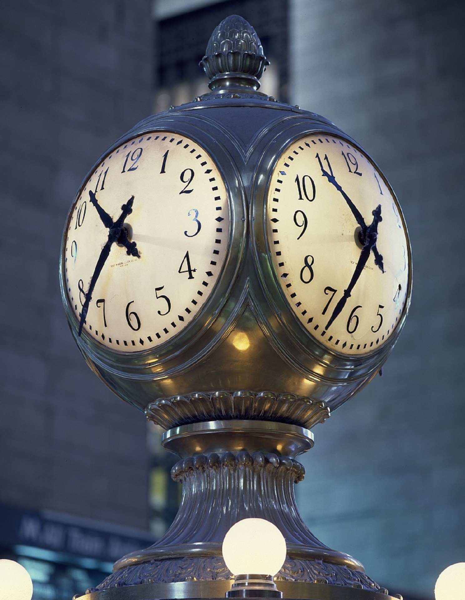clock concourse grand central station new york city 4k, Phone HD Wallpaper