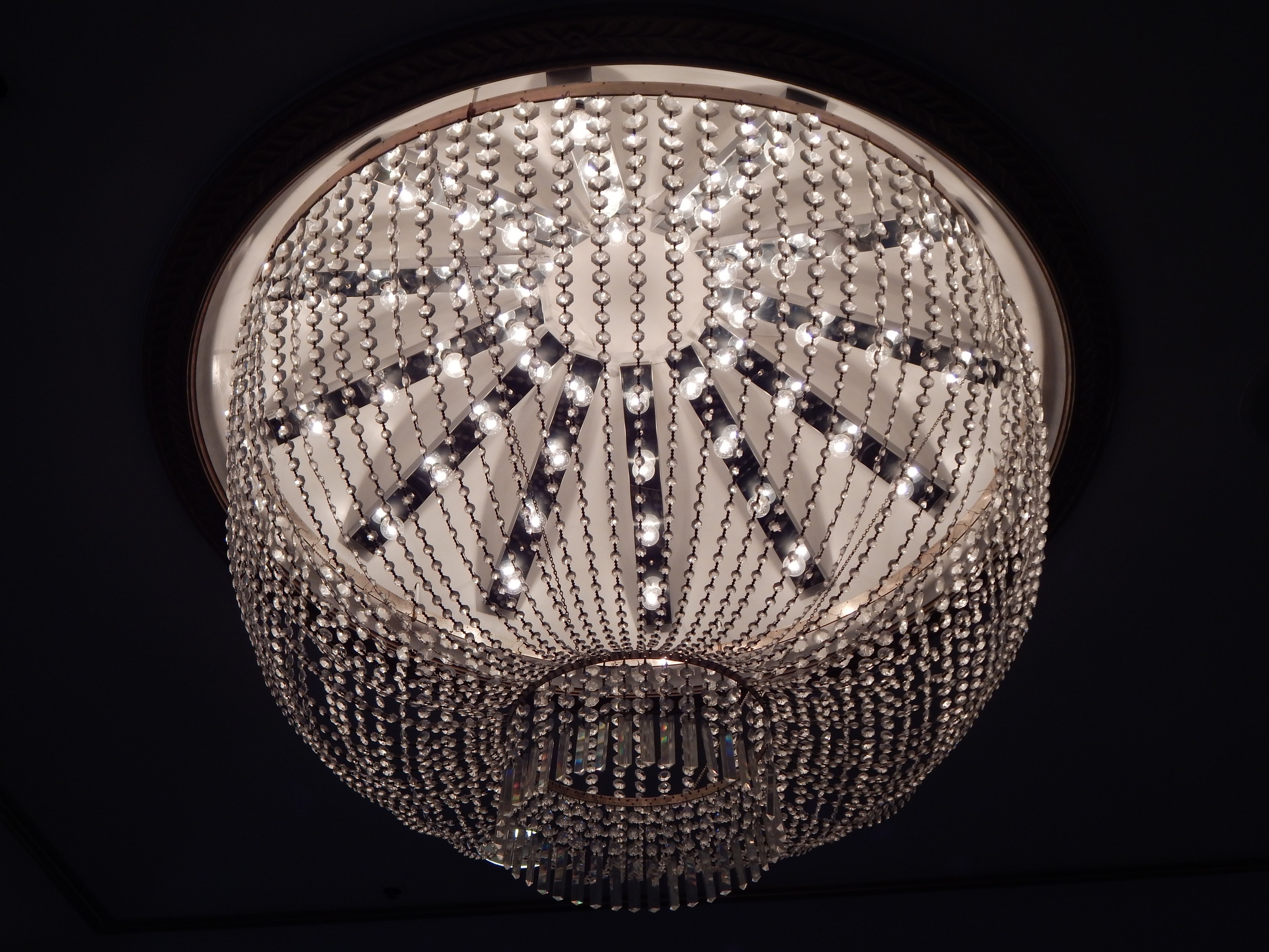 chandelier lighting lamp hanging crystal antique 4k, HD Wallpaper
