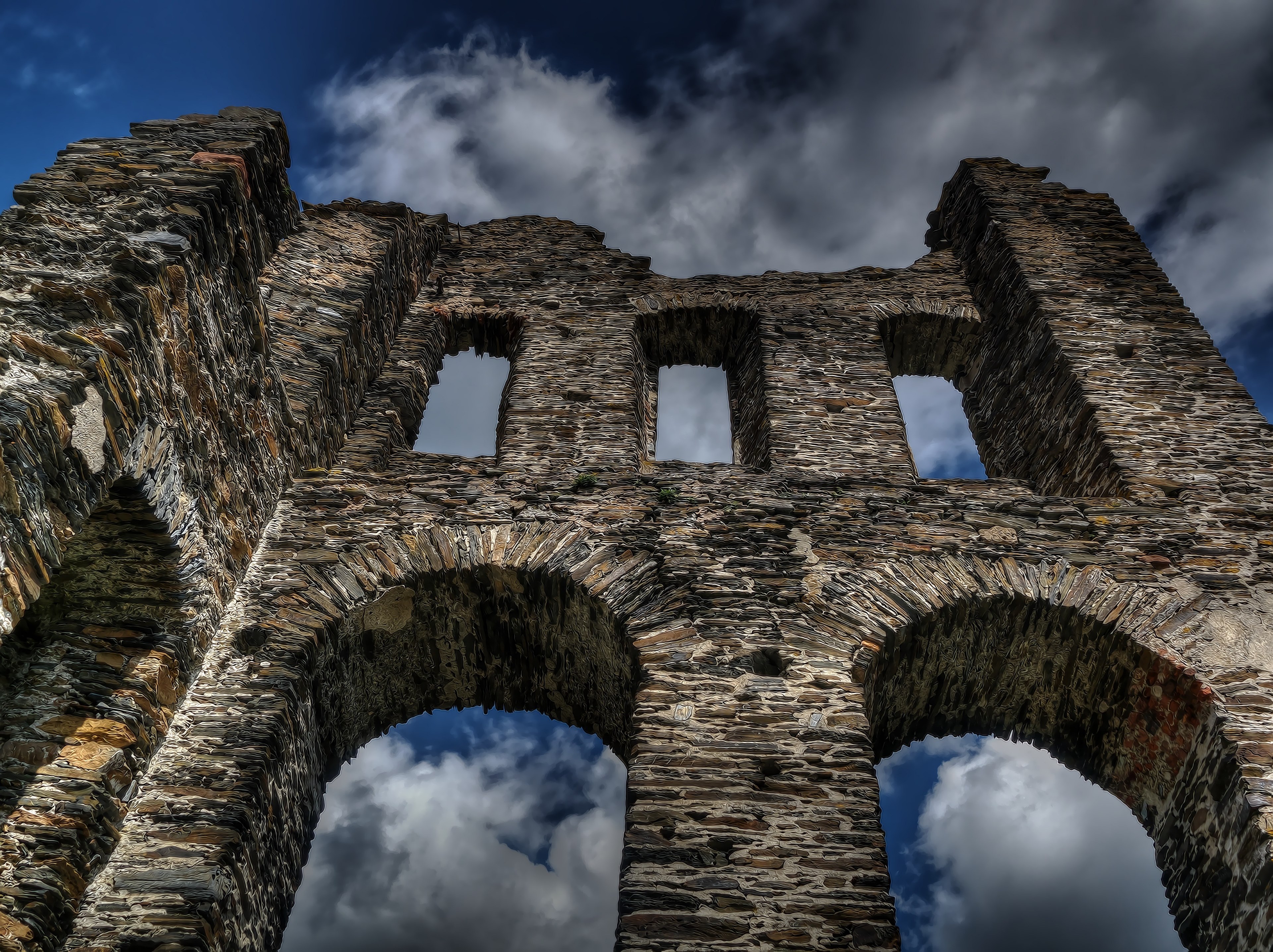castle middle ages sublime enormous imposing 4k, HD Wallpaper