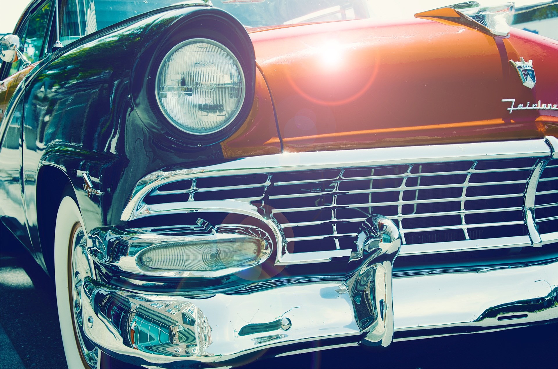 car antique 50s 60s old retro vintage vehicle 4k, HD Wallpaper