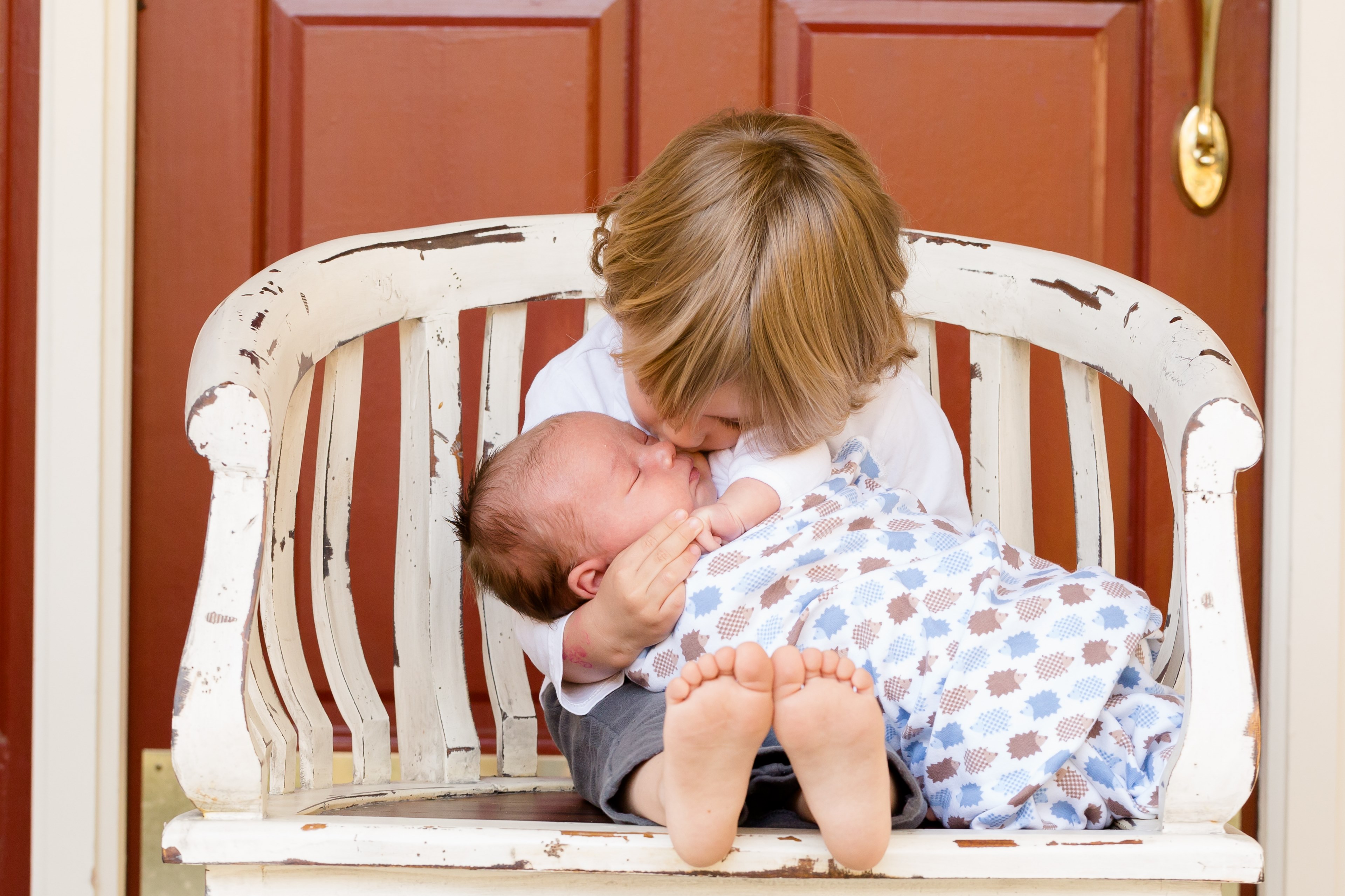 brothers boys kids baby newborn love family 4k, HD Wallpaper