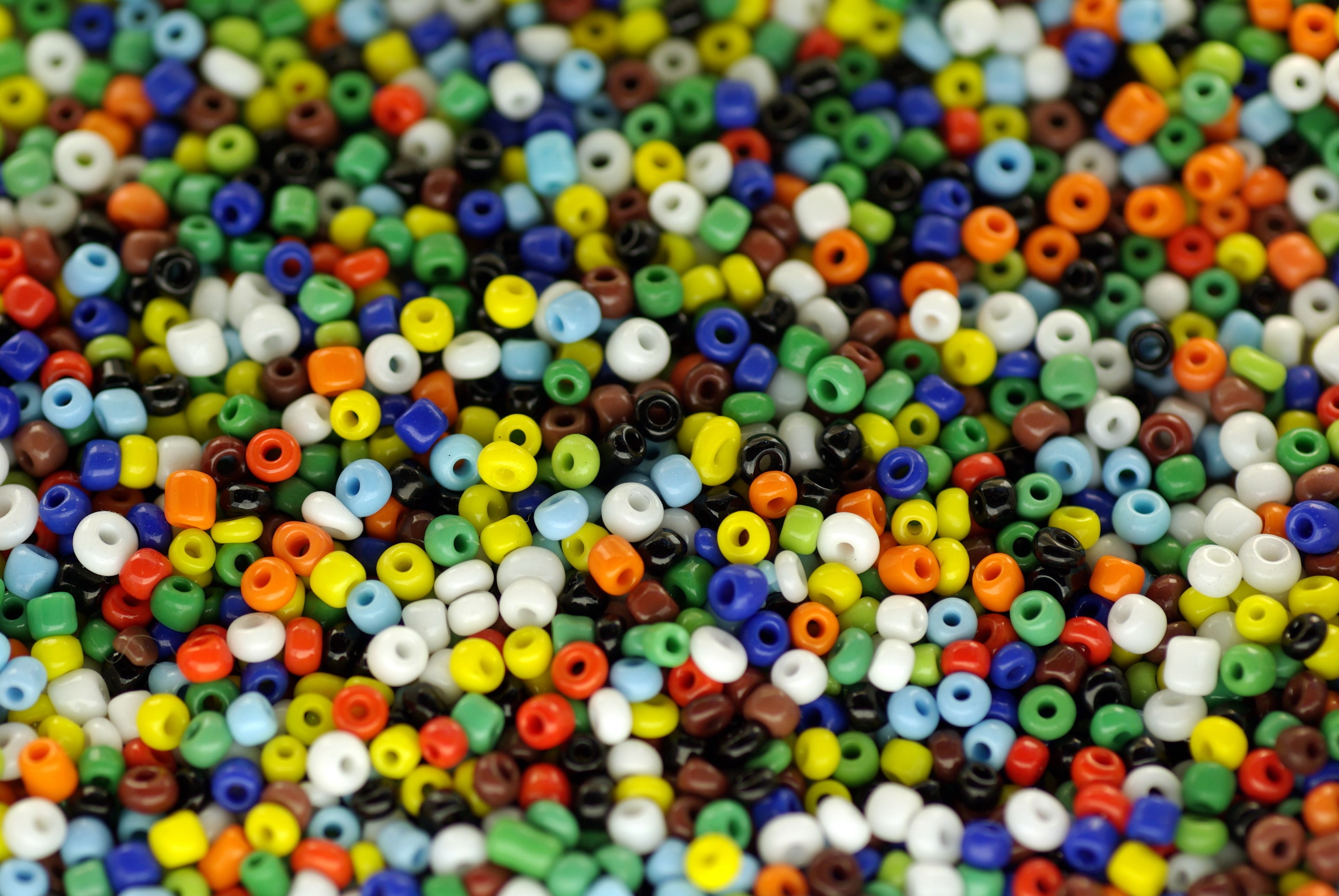 beads colorful macro many color tinker 4k, HD Wallpaper