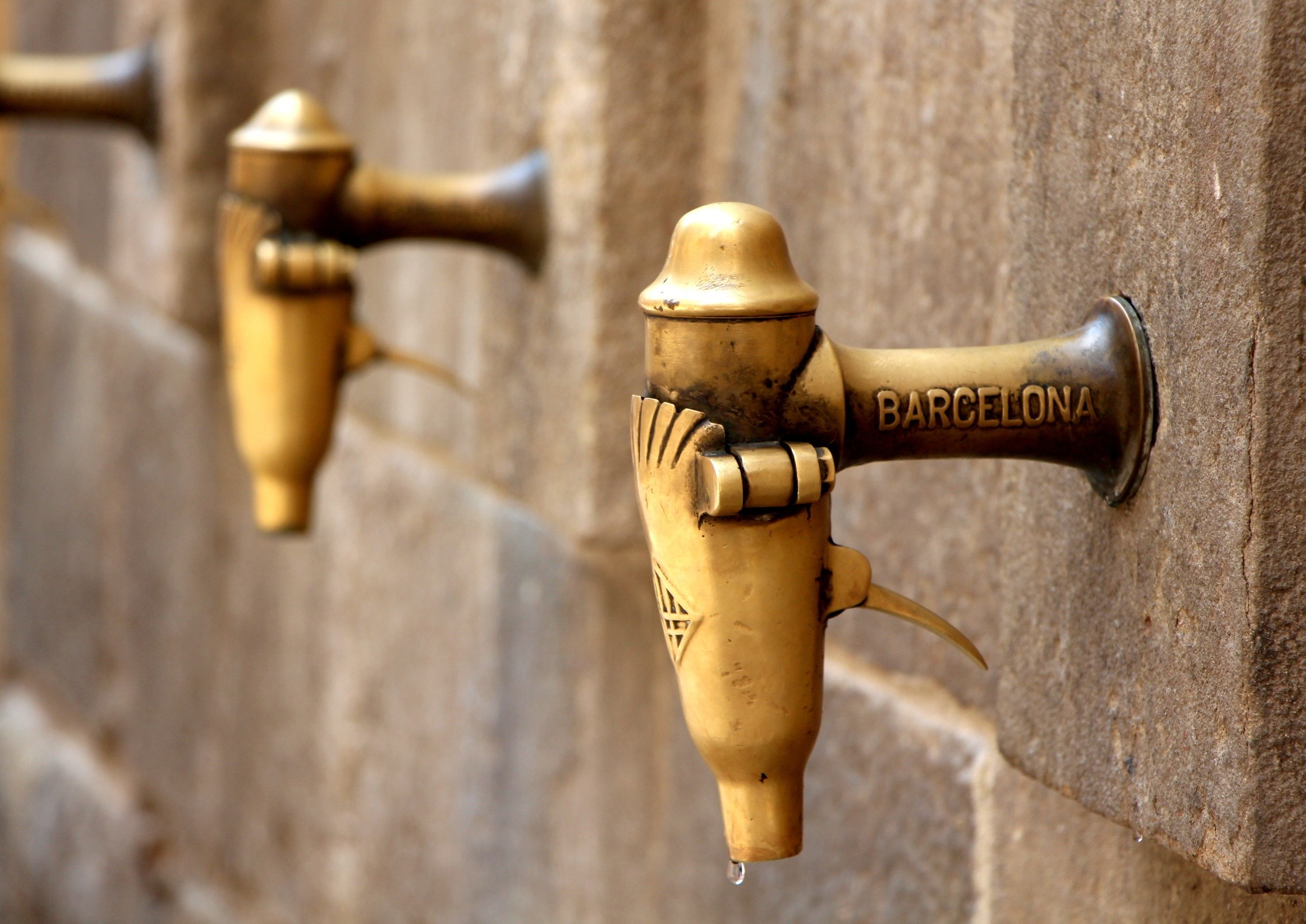 barcelona water tap thirst 4k, HD Wallpaper