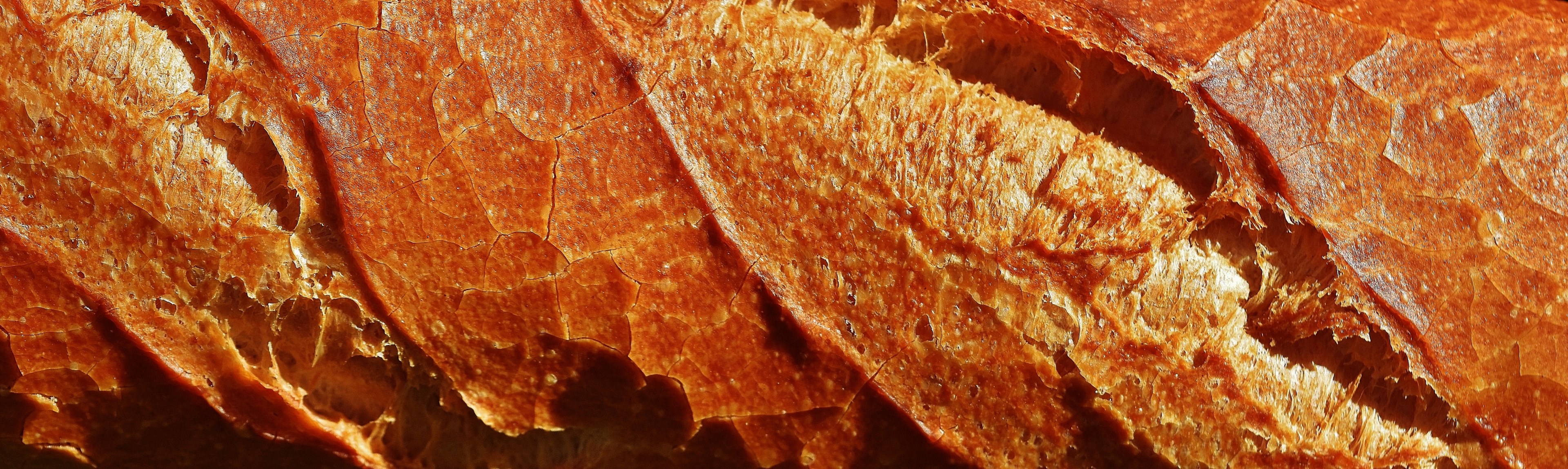 baguette bread baked goods food eat delicious 4k, HD Wallpaper