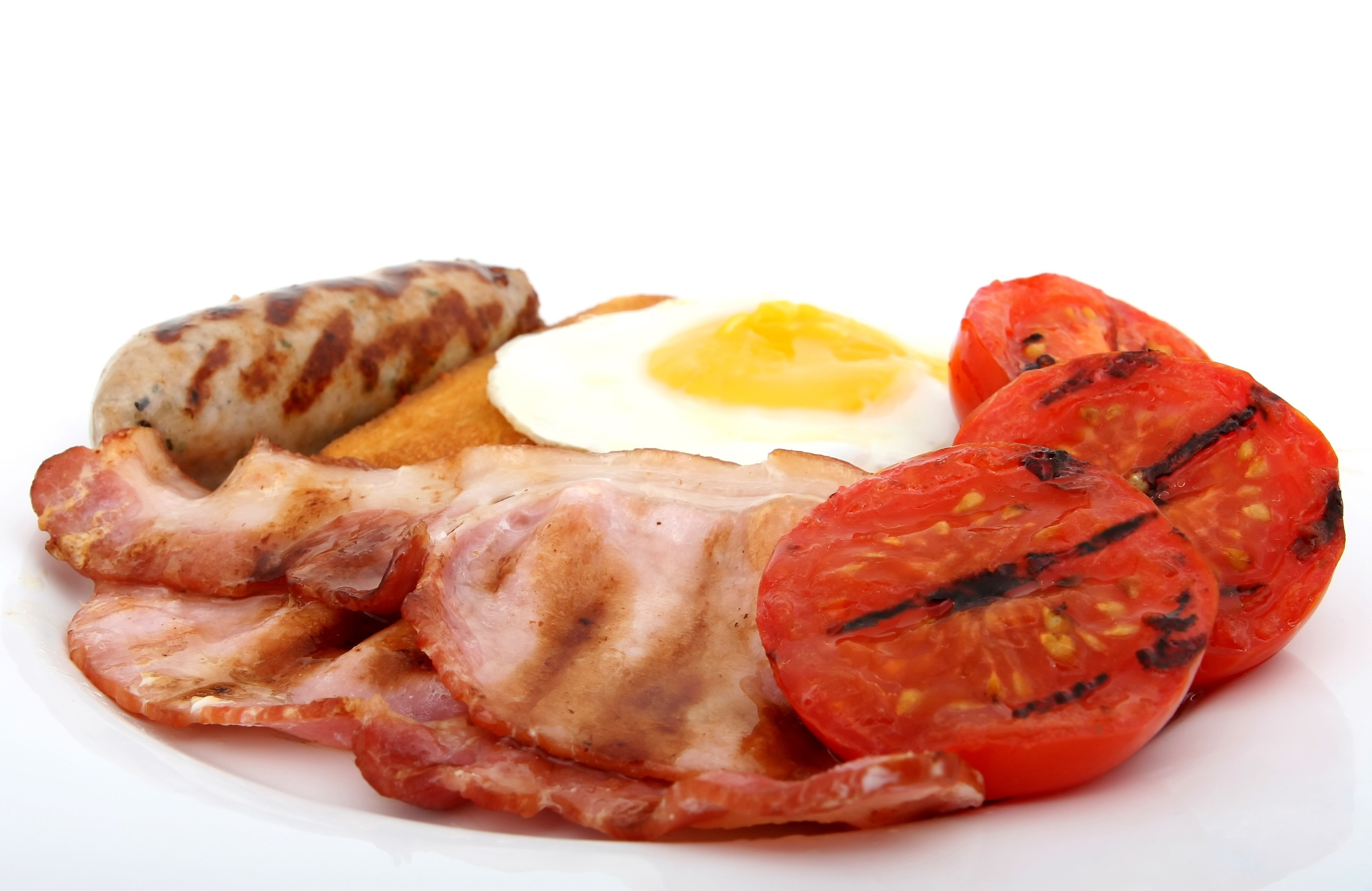 bacon bread breakfast broiled brown charbroiled 4k, HD Wallpaper