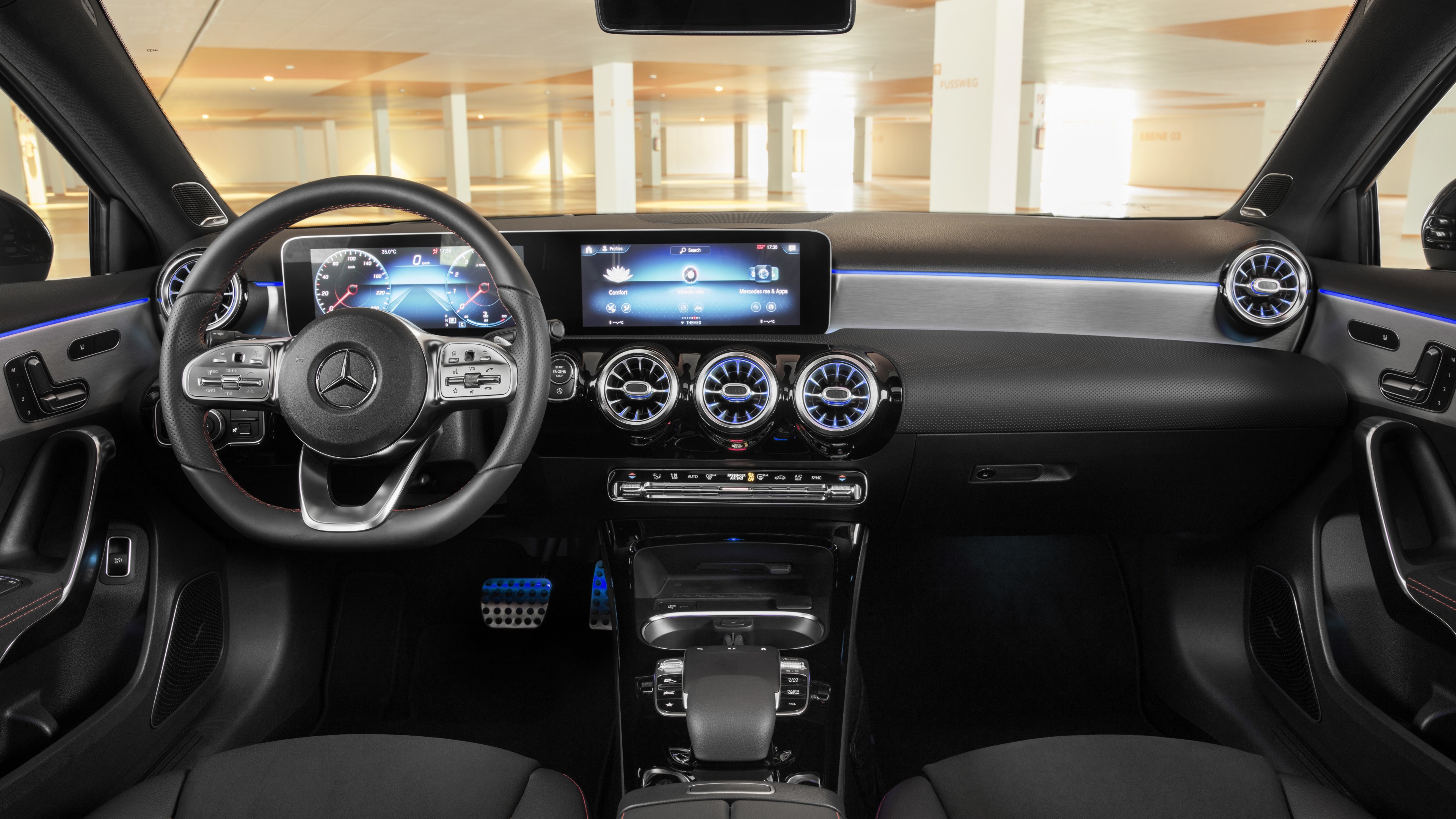 Mercedes-Benz A-Class V177 Sport Sedan, 2019 Cars, 4K, HD Wallpaper