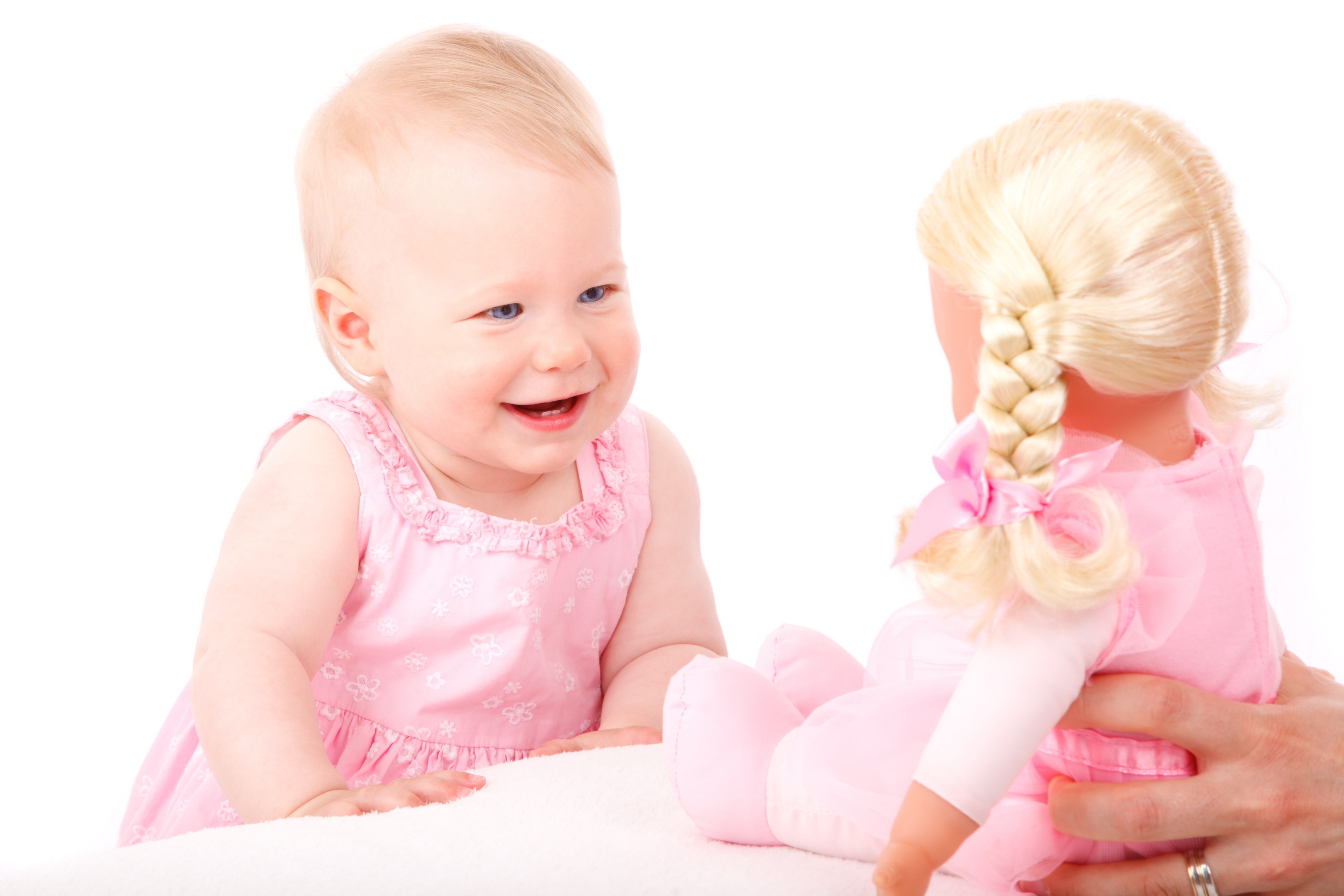 baby child cute doll expression face girl kid 4k, HD Wallpaper