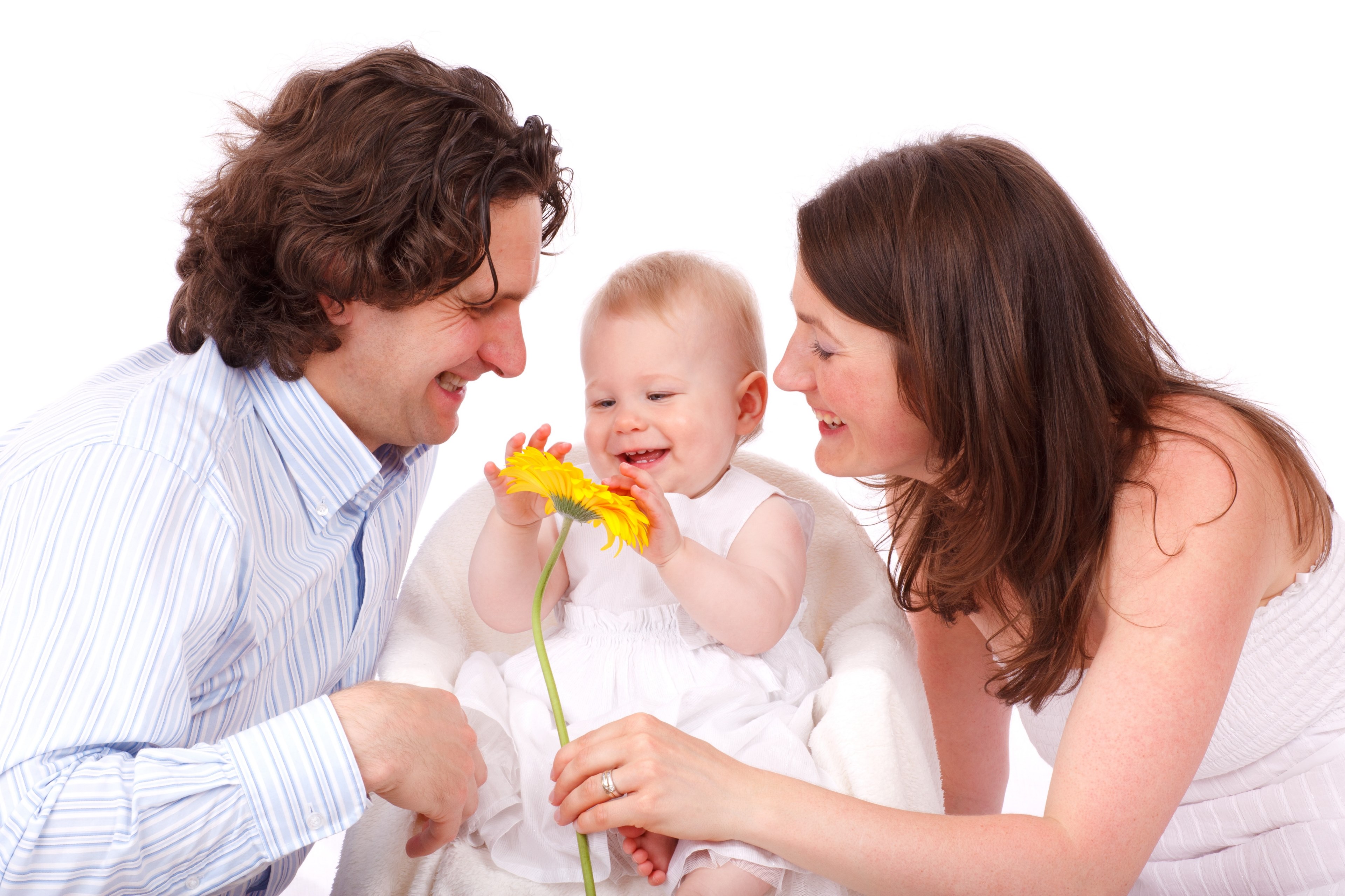 baby caucasian child daughter family father girl 4k, HD Wallpaper