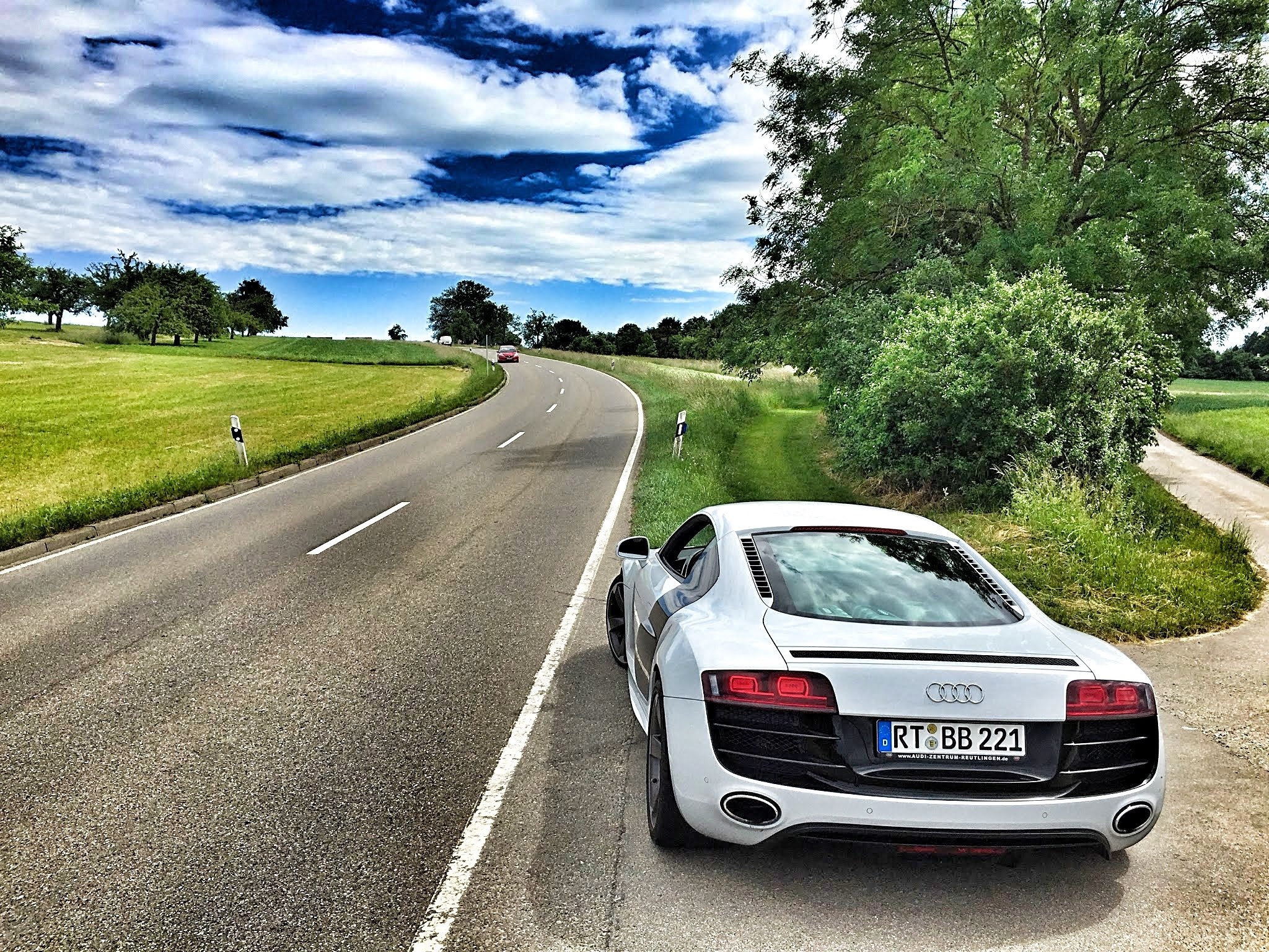 audi sports car r8 marlene v10 super sports car 4k, HD Wallpaper
