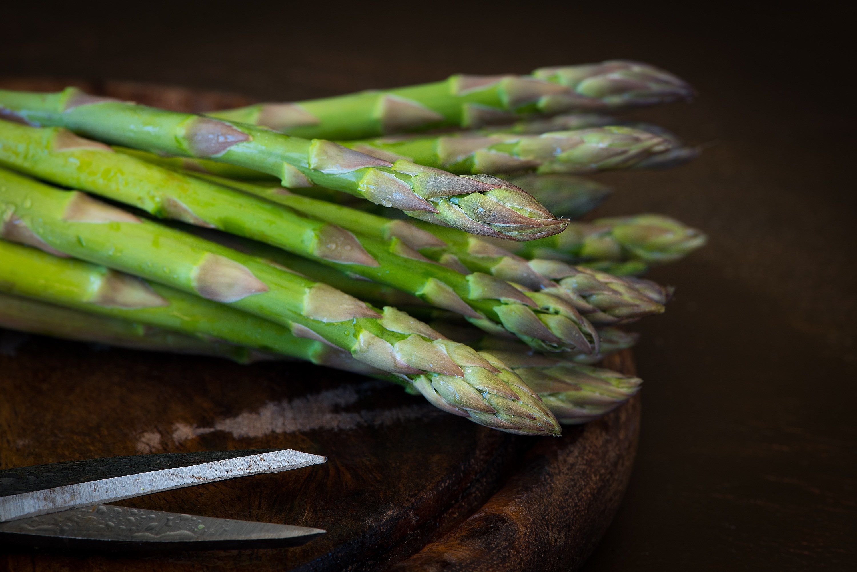 asparagus green asparagus green eat vegetables 4k, HD Wallpaper