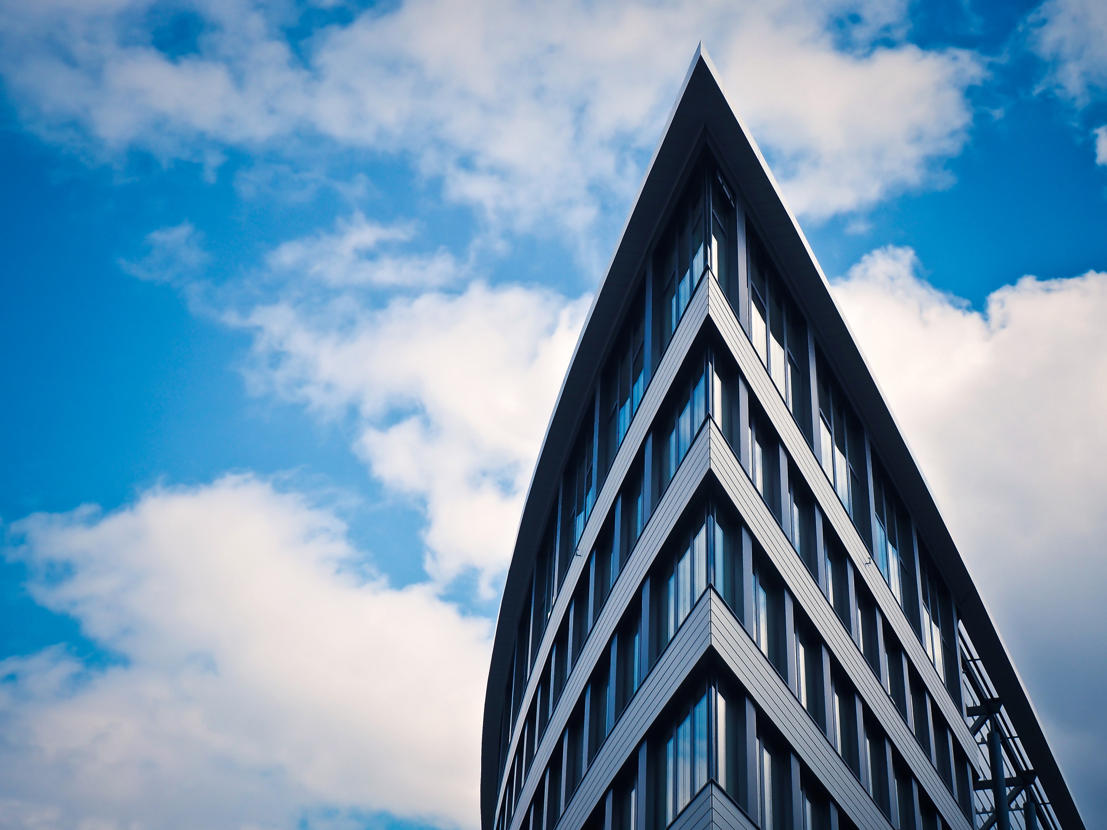 architecture modern building skyscraper facade 4k, HD Wallpaper