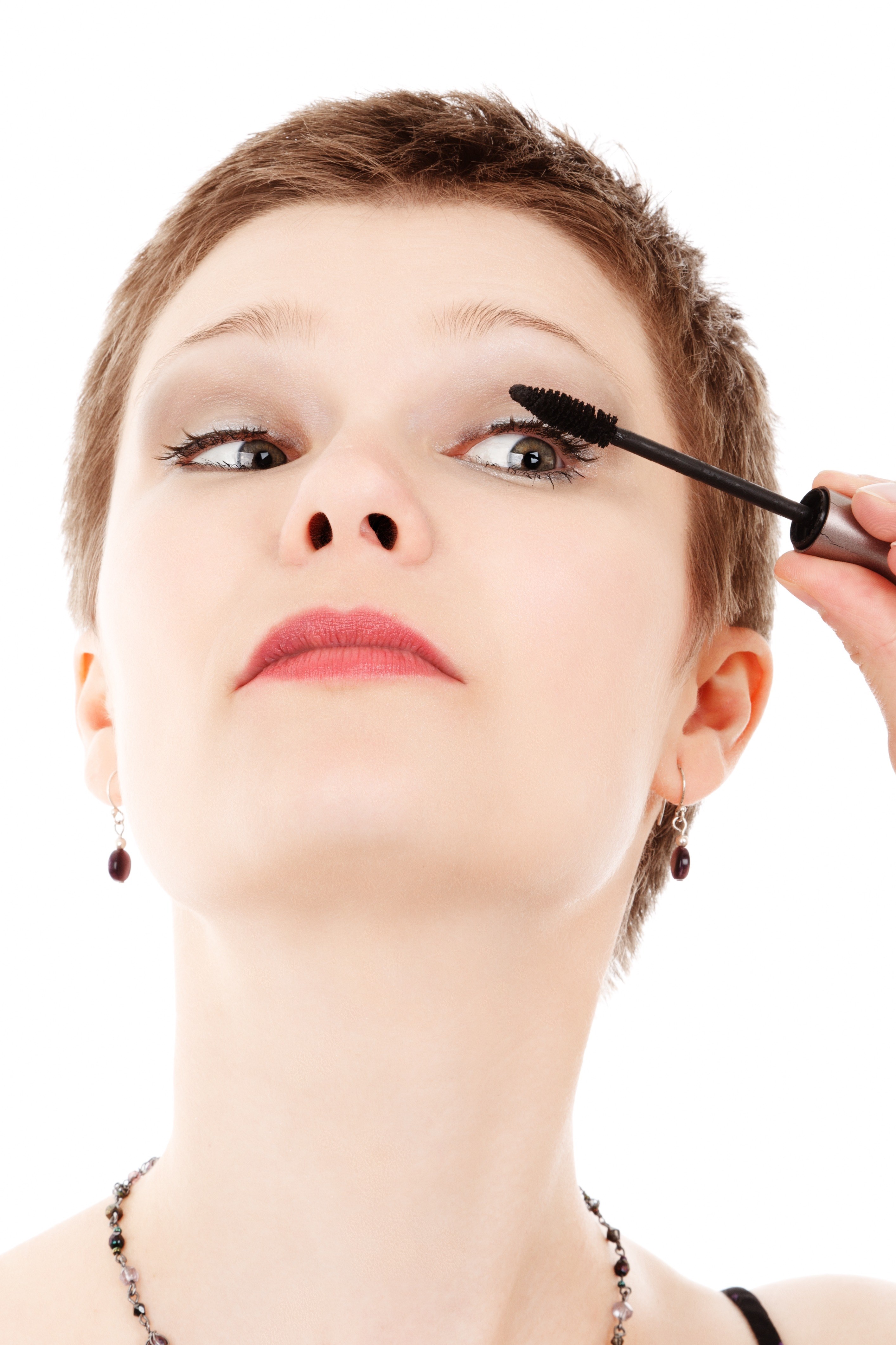 applying beauty cosmetic cosmetics eye eyelash 4k, Phone HD Wallpaper
