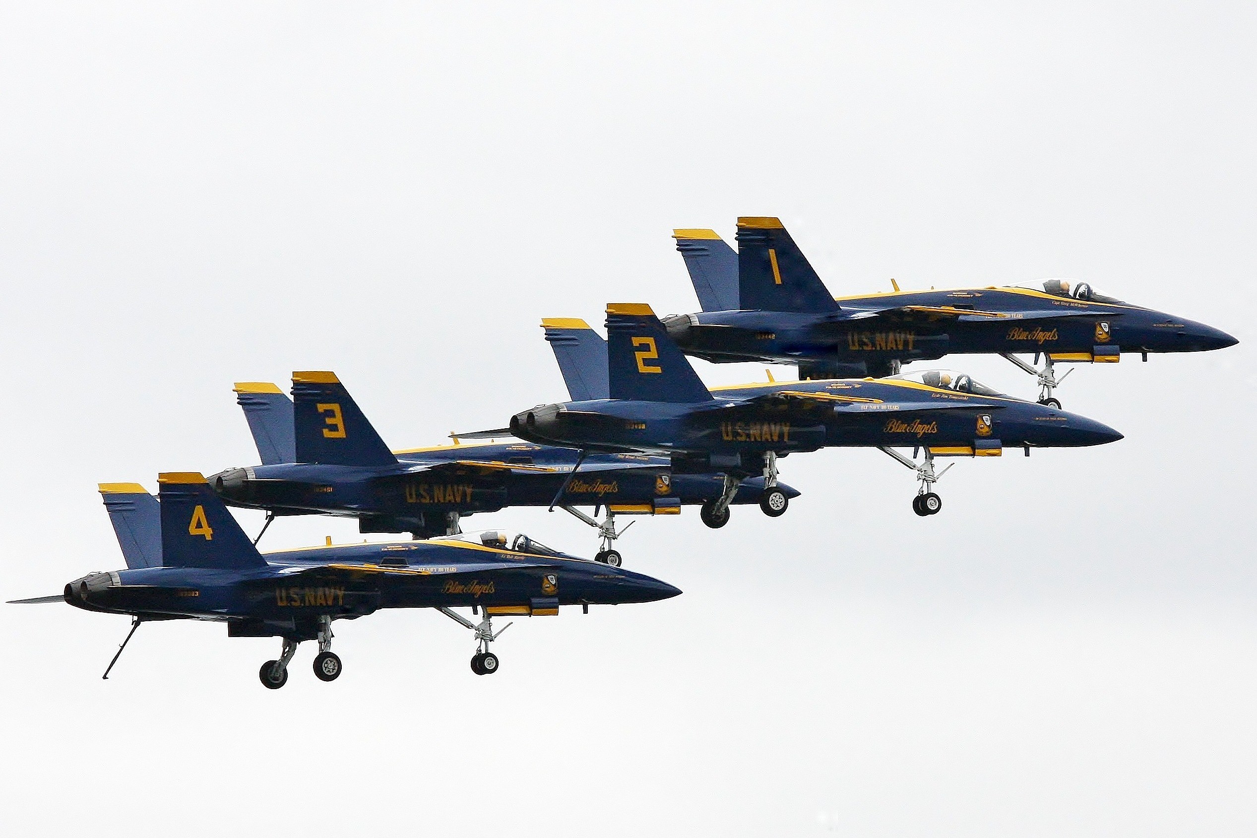 airplane blue angles aircraft sea fair seattle 4k, HD Wallpaper