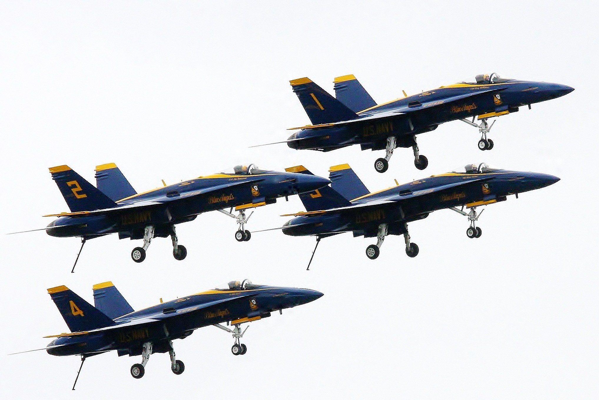 airplane blue angles aircraft sea fair seattle 4k, HD Wallpaper