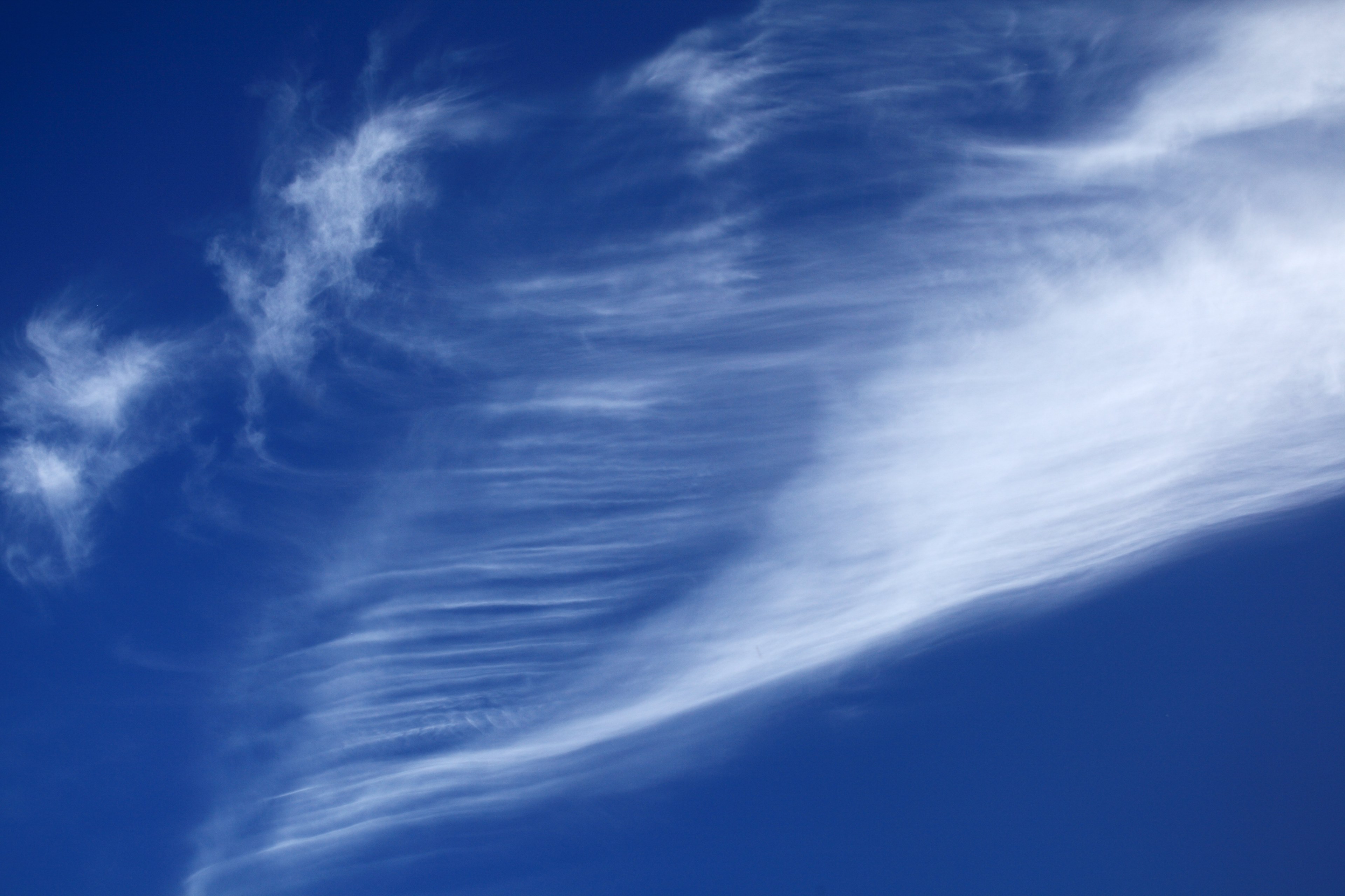 air atmosphere blue clear climate cloud clouds 4k, HD Wallpaper