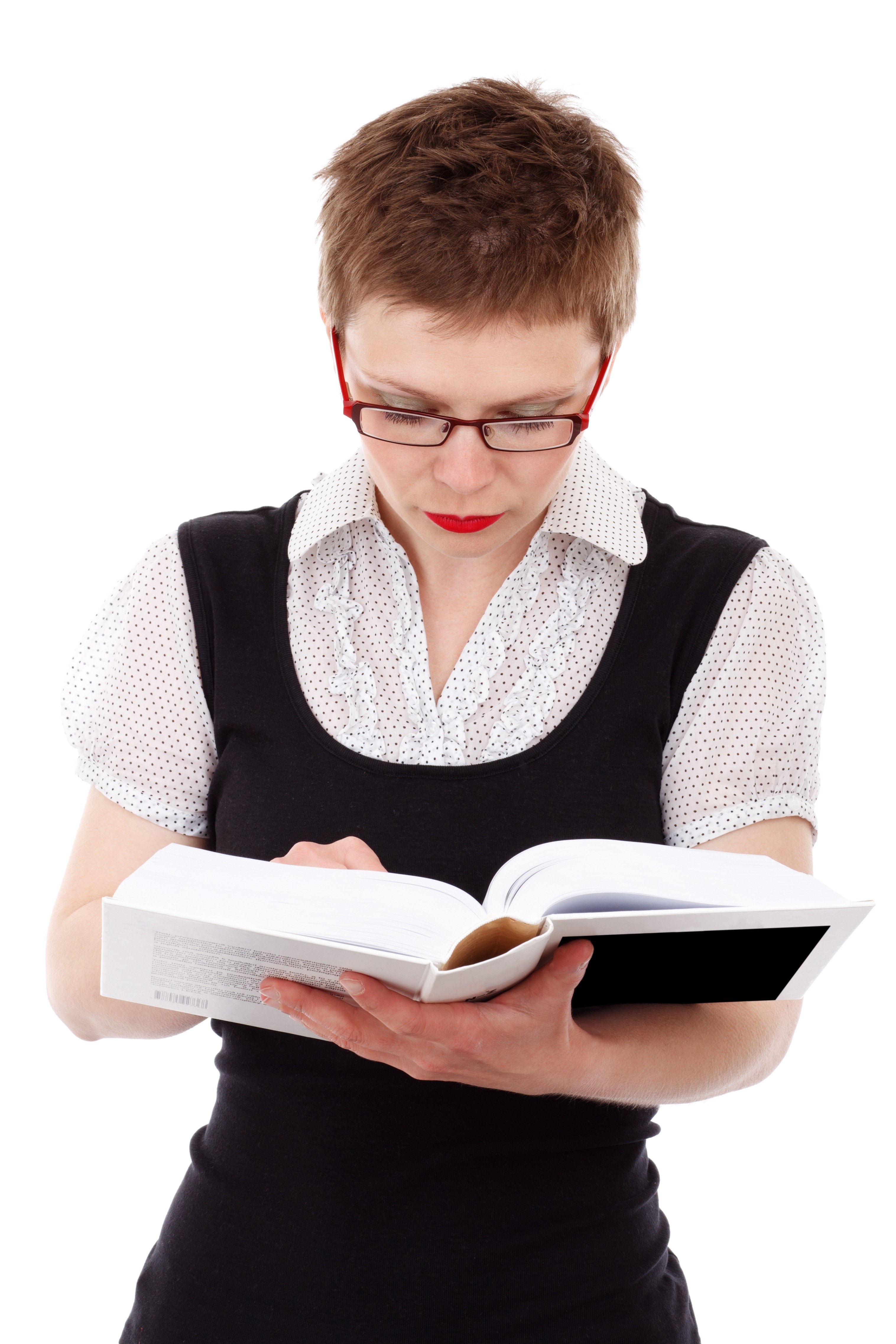 adult book education female girl intelligent 4k, Phone HD Wallpaper