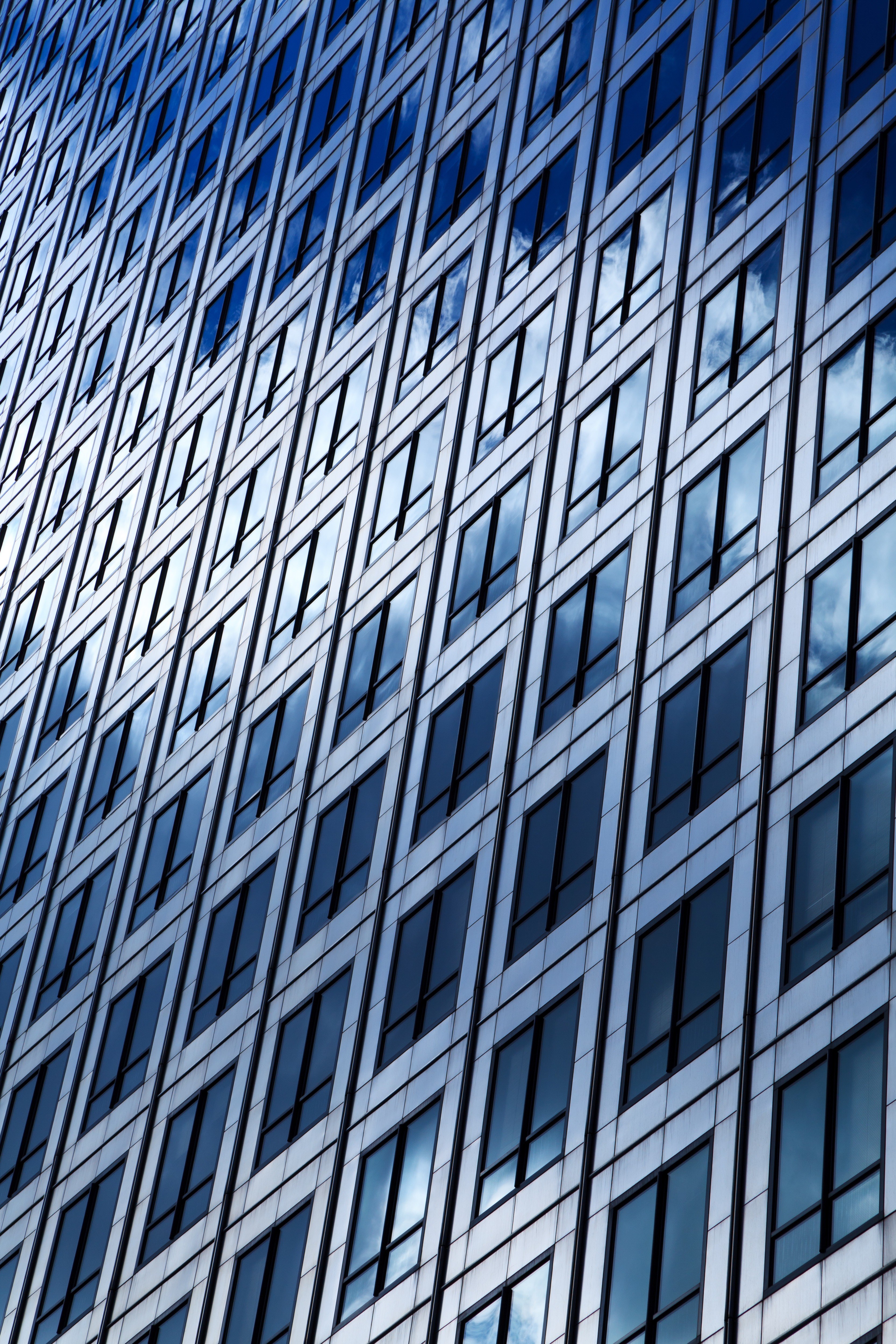 abstract architecture background blue building 4k, Phone HD Wallpaper