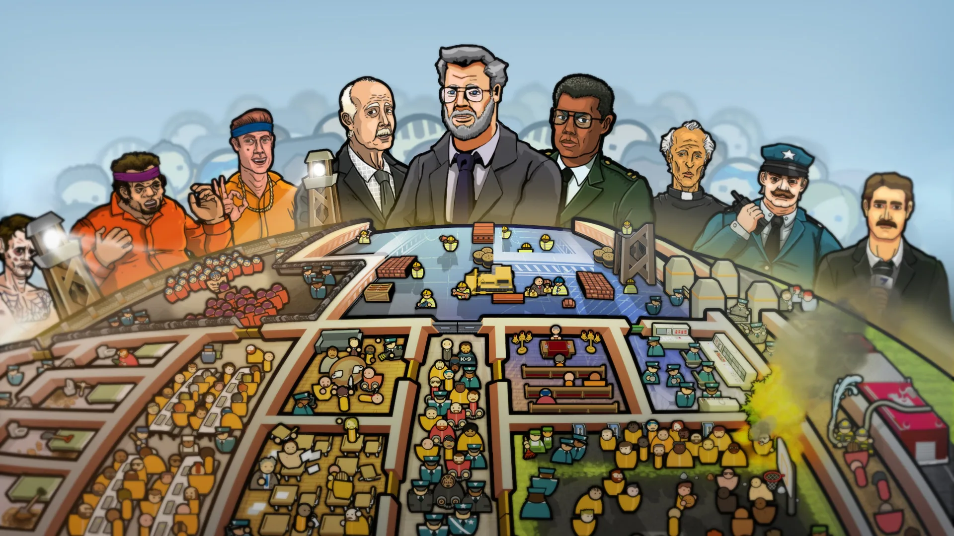 Prison architect, game, HD Wallpaper