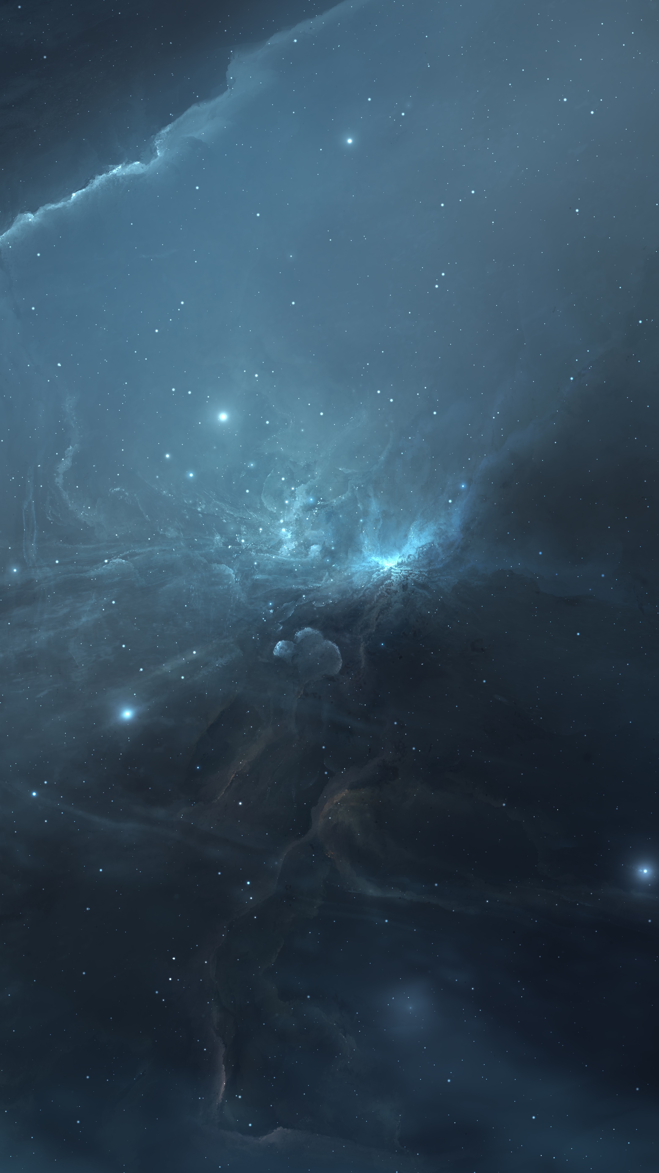 Sci Fi Nebula, Space, 2160x3840, Phone HD Wallpaper