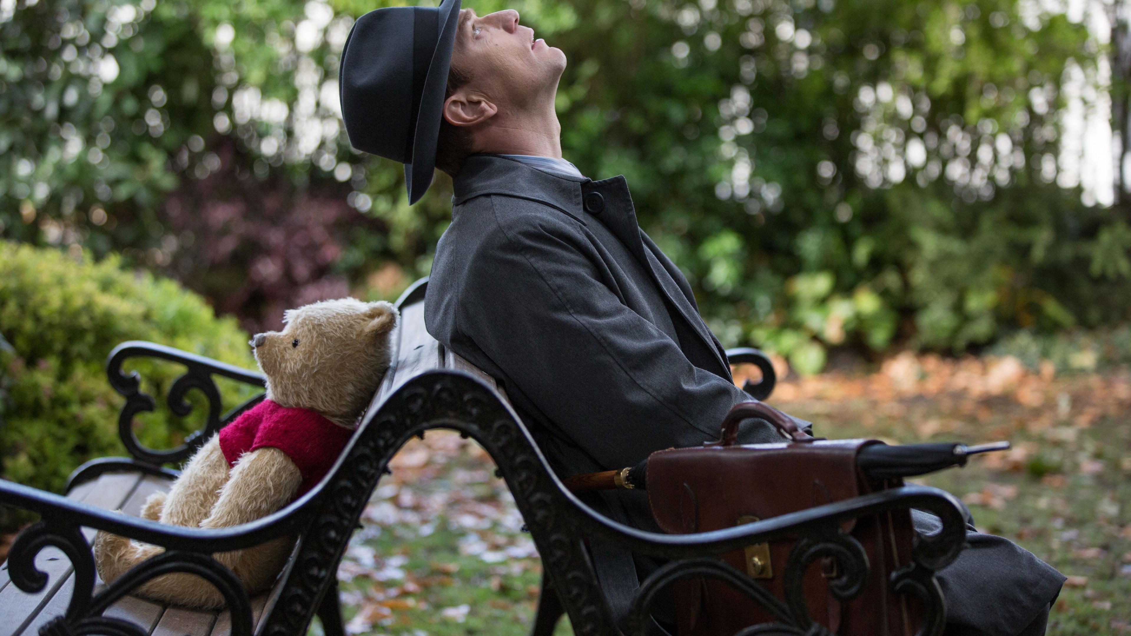 Christopher Robin, Ewan McGregor, Winnie-the-Pooh, 4K, HD Wallpaper