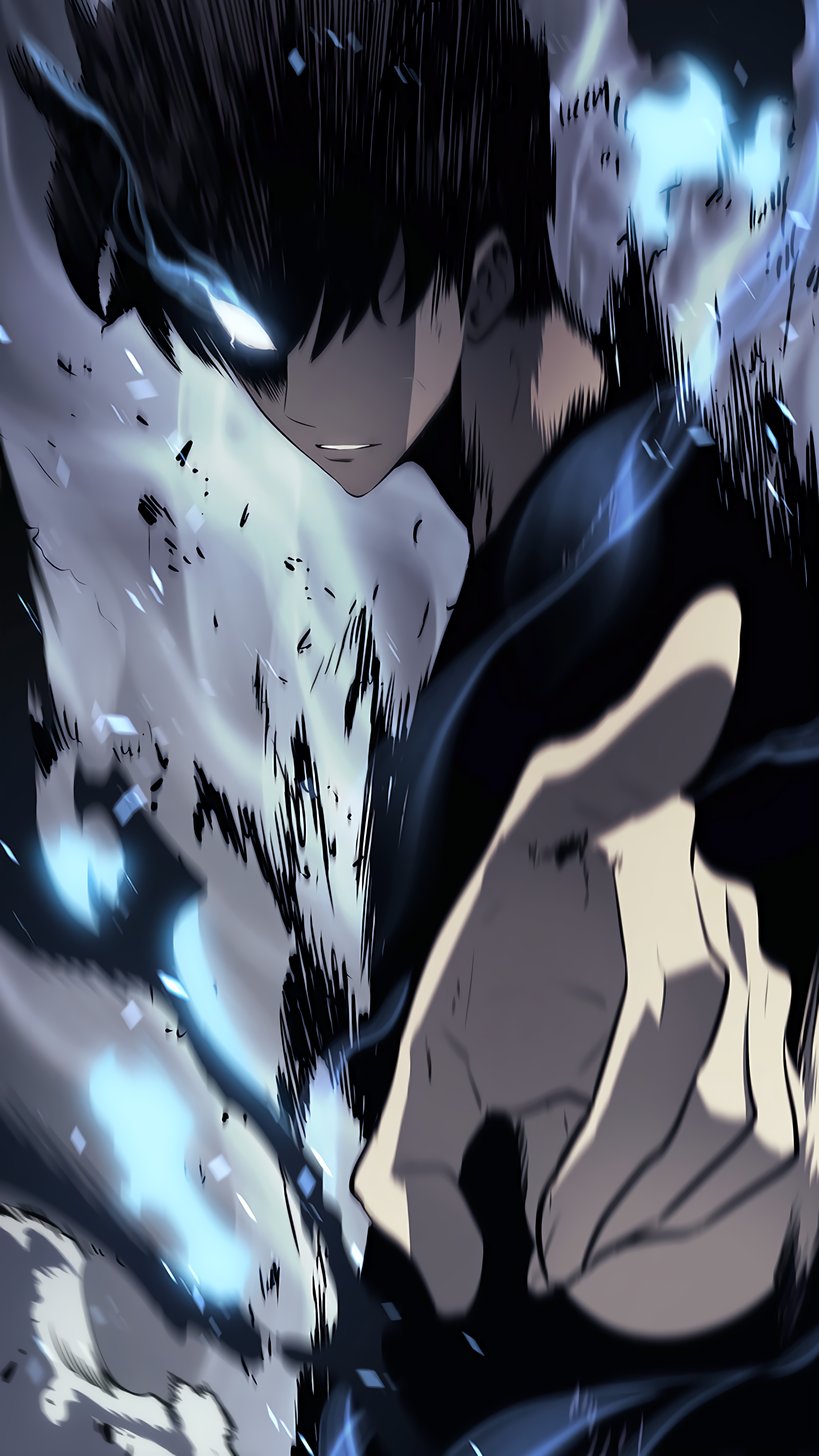 Anime Solo Leveling, Sung Jin-Woo, 2160x3840, Phone HD Wallpaper
