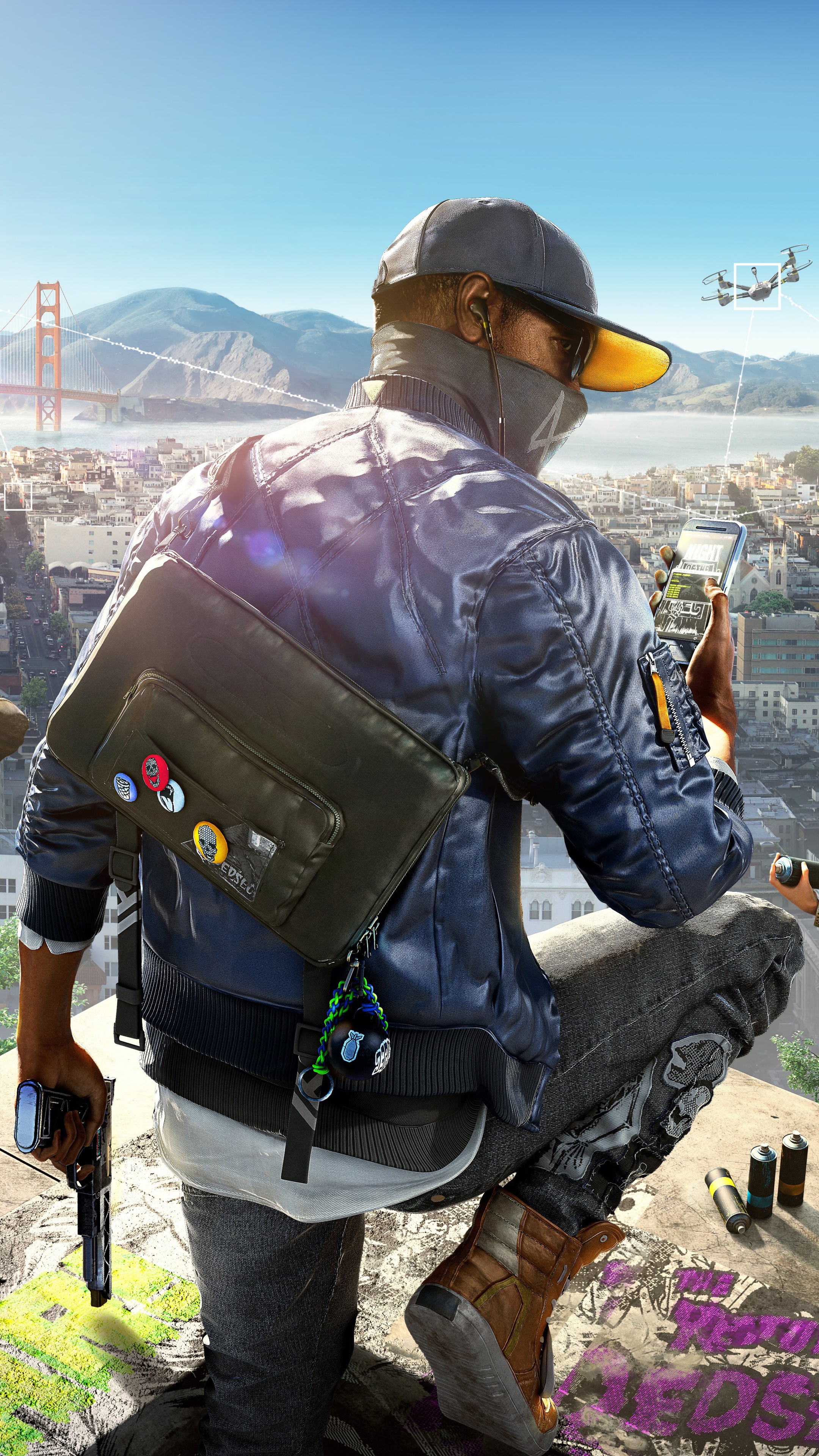 Video Game Watch Dogs 2, 2160x3840, Phone HD Wallpaper