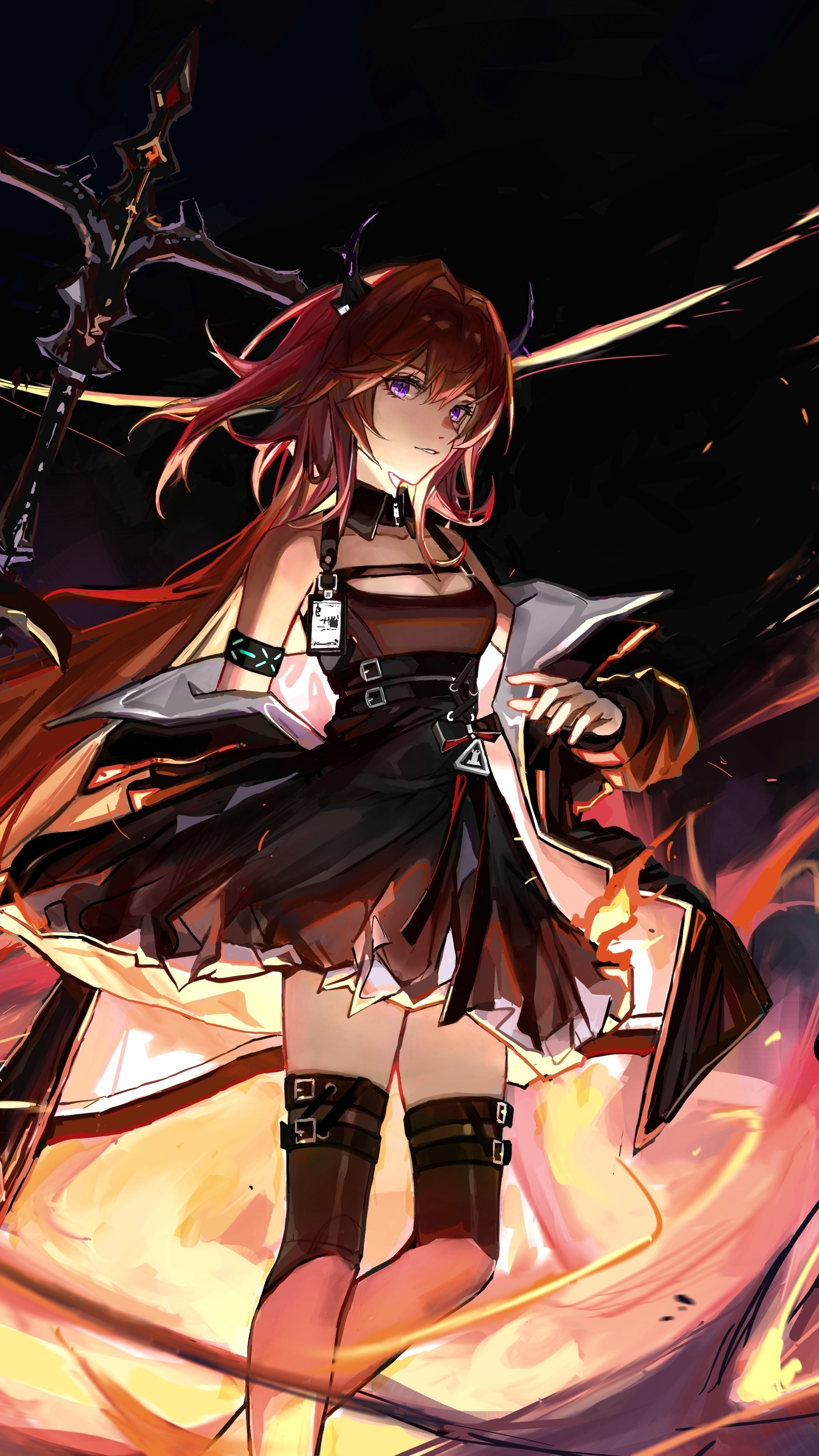 Video Game Arknights, Surtr (Arknights), 2160x3840, Phone HD Wallpaper