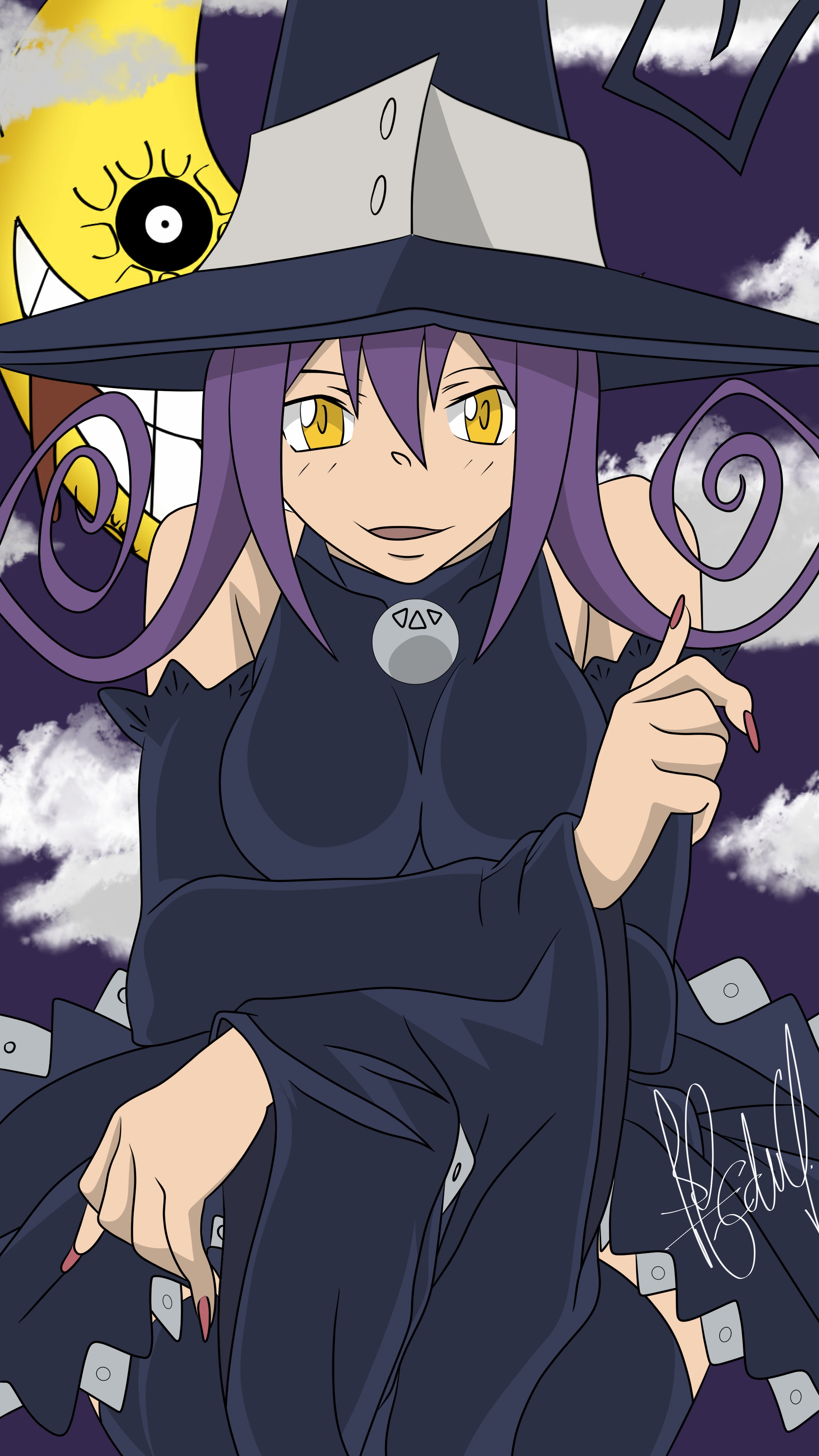 Anime Soul Eater, Blair (Soul Eater), 2160x3840, Phone HD Wallpaper