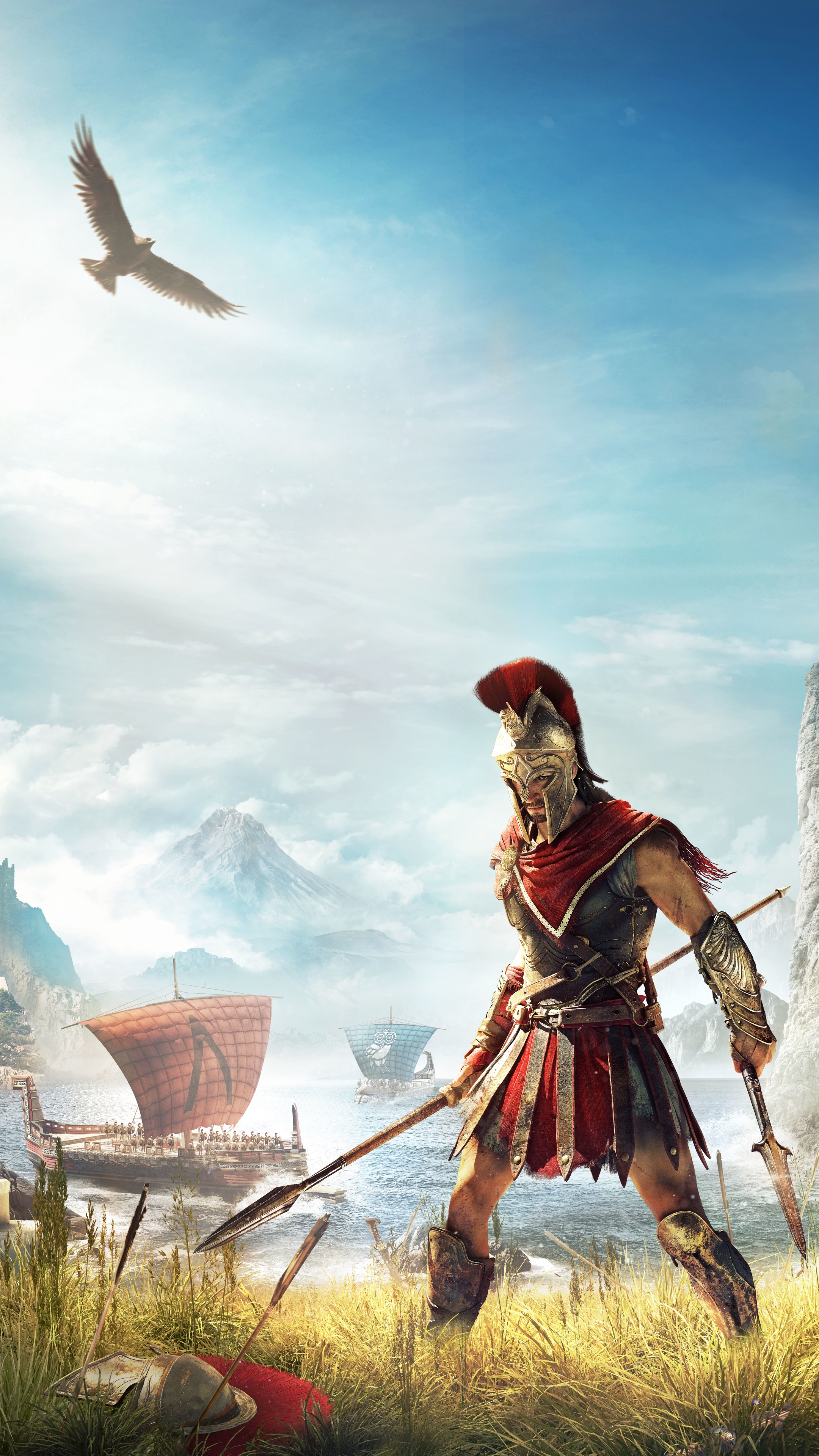Video Game Assassins Creed Odyssey, 2160x3840, Phone HD Wallpaper