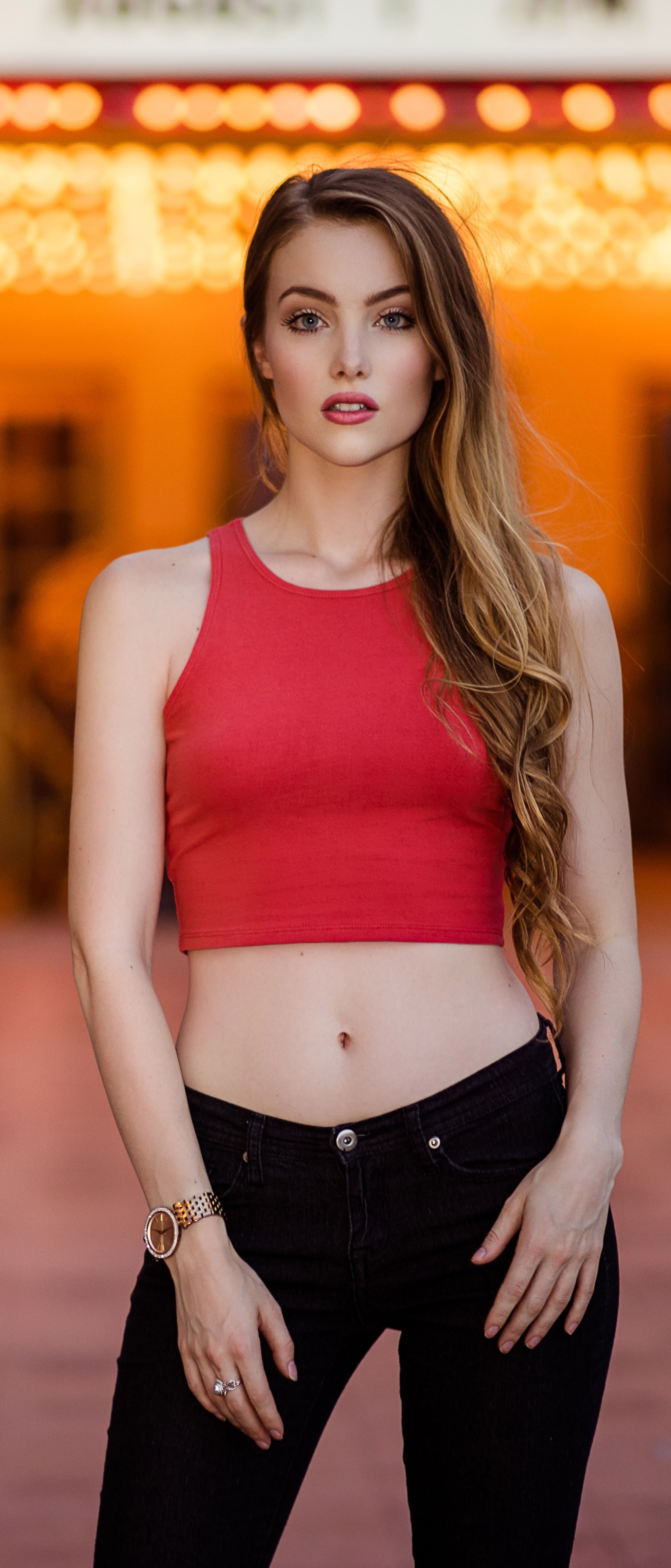 Women Model, Brunette, Long Hair, 1644x3840, Phone HD Wallpaper