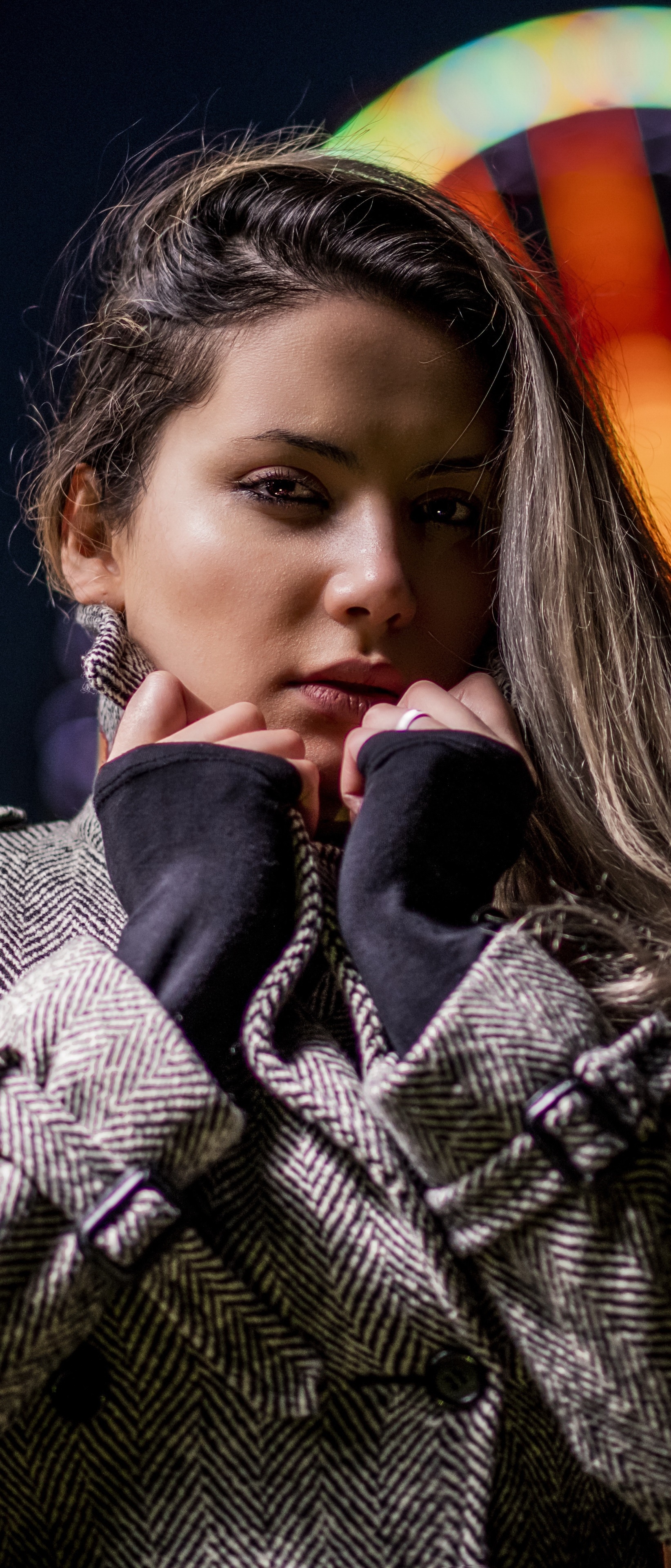 Women Model, Brunette, 1644x3840, Phone HD Wallpaper