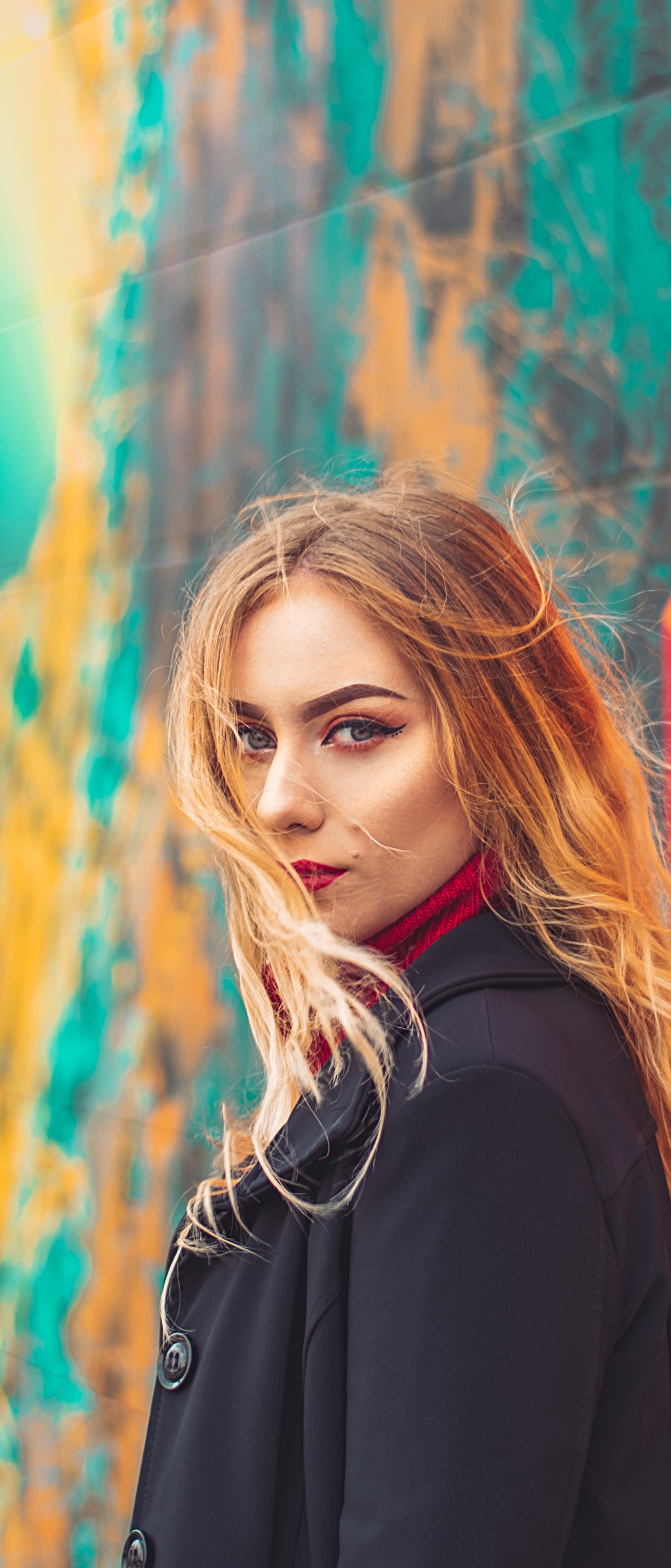 Women Model, Blonde, 1644x3840, Phone HD Wallpaper