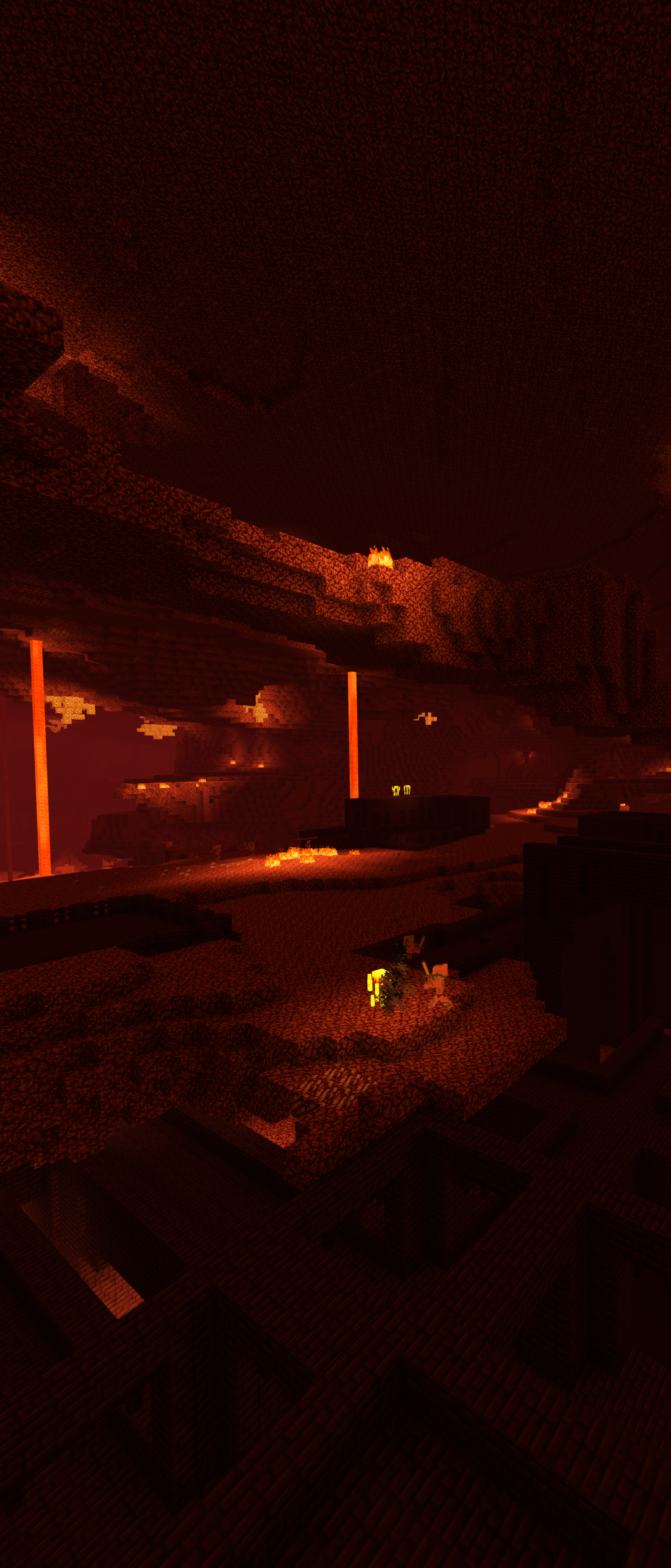 Video Game Minecraft, Nether (Minecraft), 1644x3840, Phone HD Wallpaper