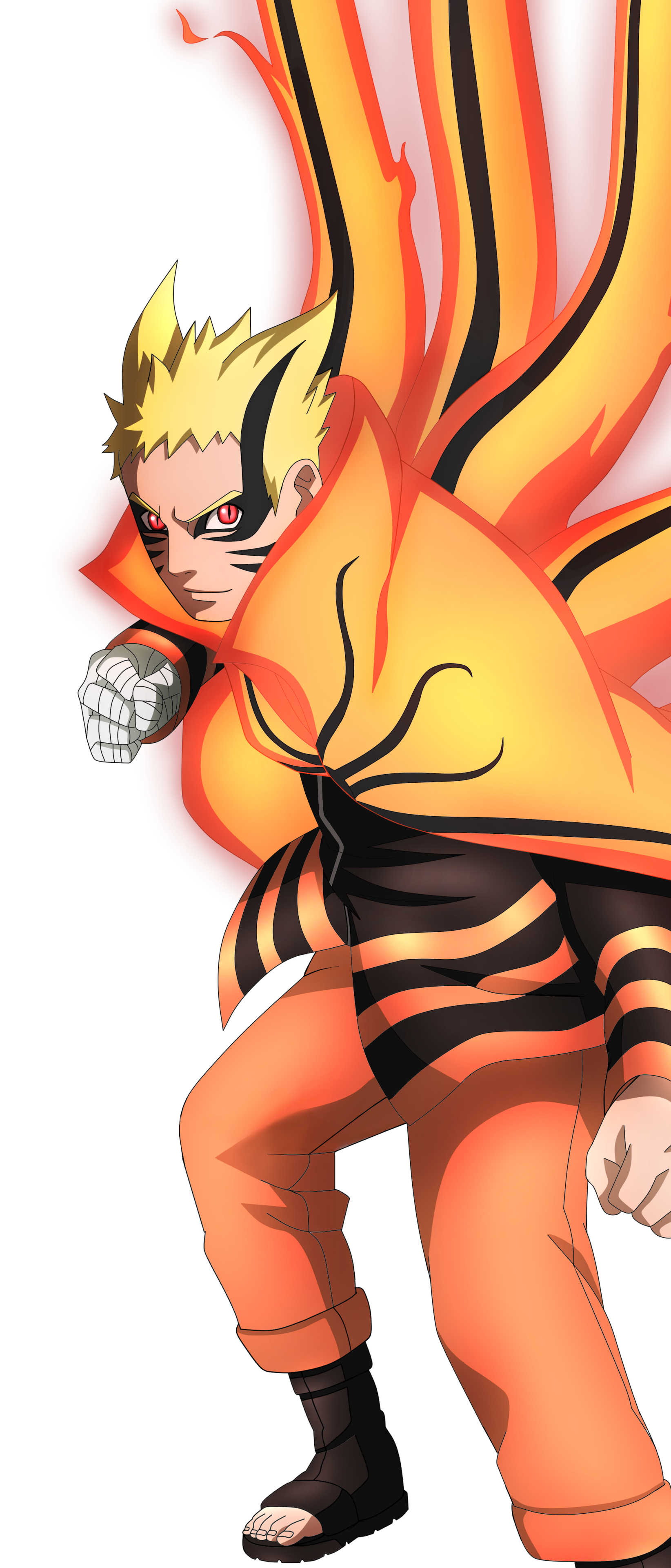 Anime Boruto, Naruto Uzumaki, Baryon Mode (Naruto), 1644x3840, Phone HD Wallpaper