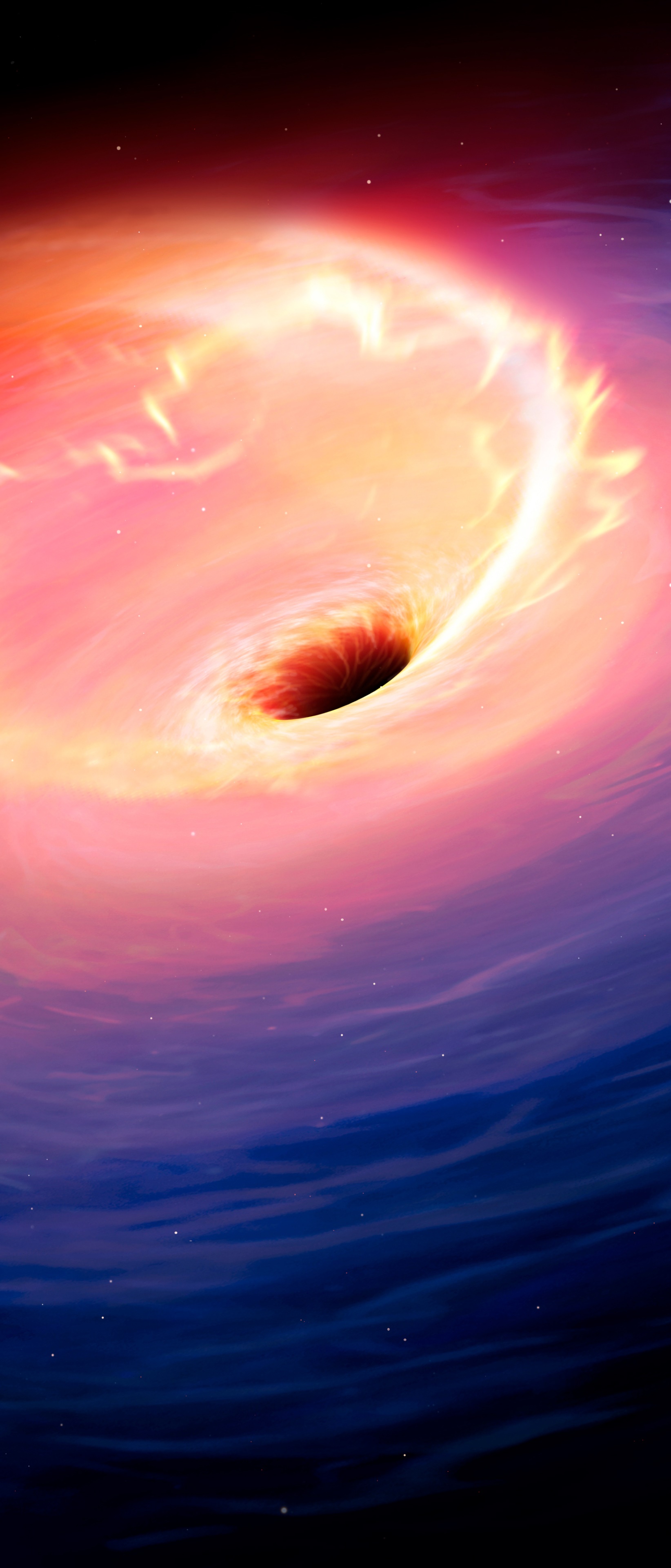 Sci Fi Black Hole, 1644x3840, Phone HD Wallpaper