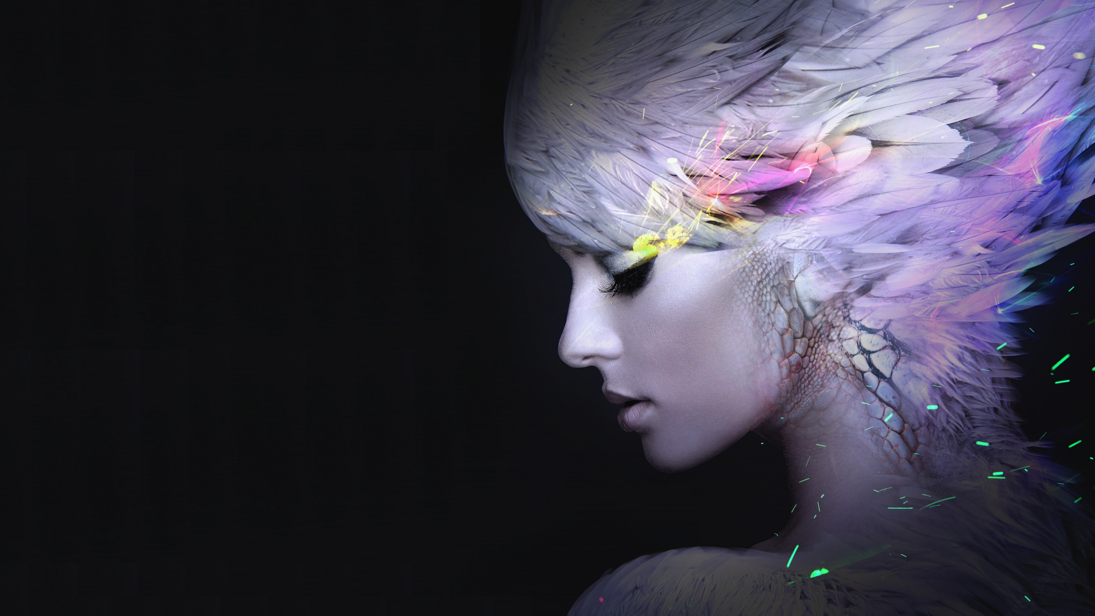 girl, beauty, 4K, HD Wallpaper