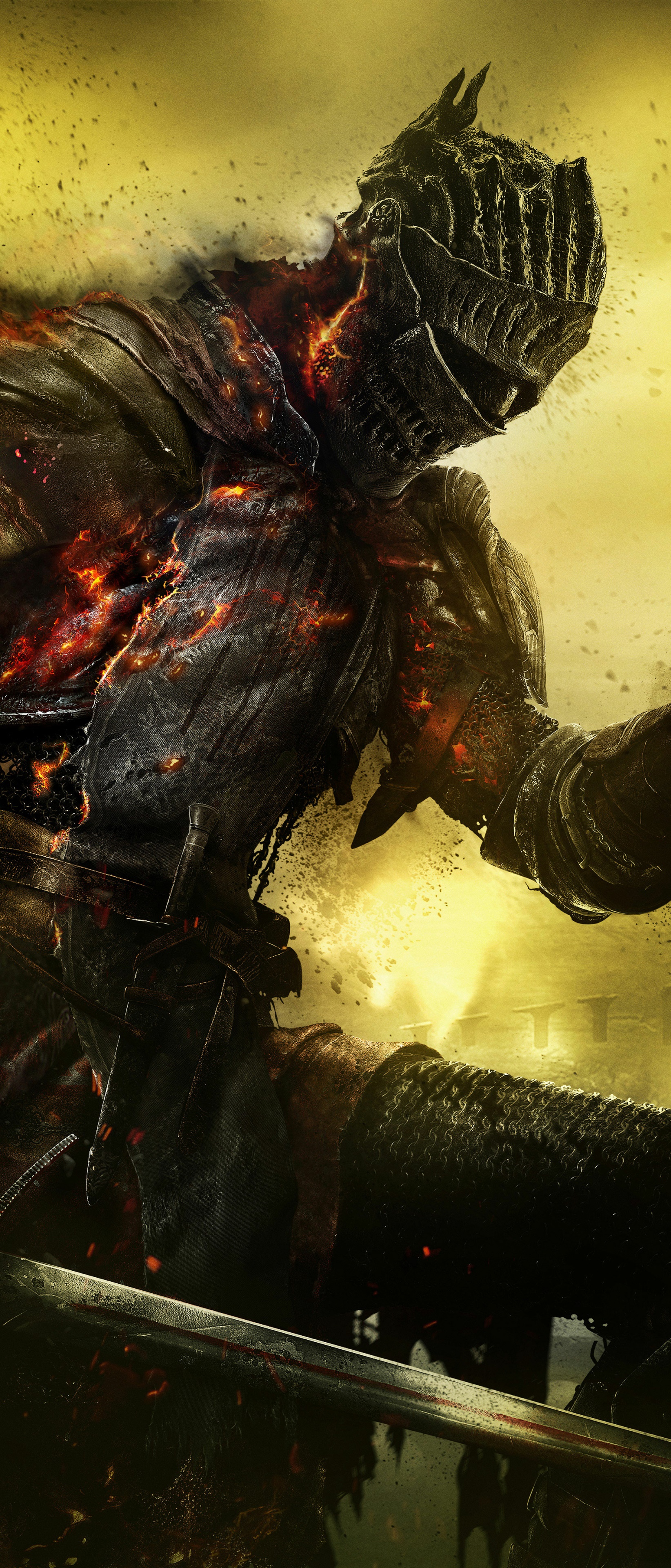 Video Game Dark Souls III, Dark Souls, Warrior, Soul Of Cinder, 1644x3840, Phone HD Wallpaper