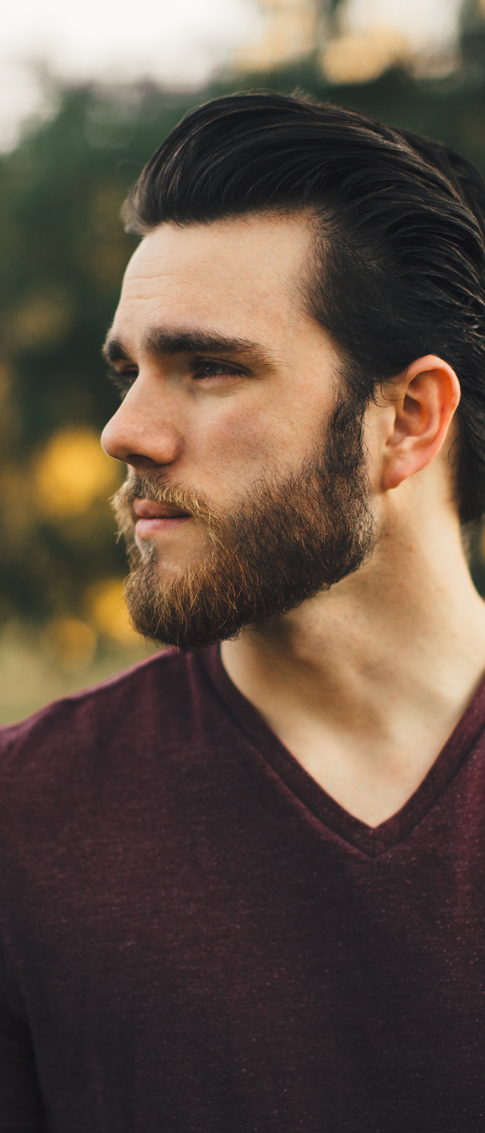 Men Model, Beard, 1644x3840, Phone HD Wallpaper