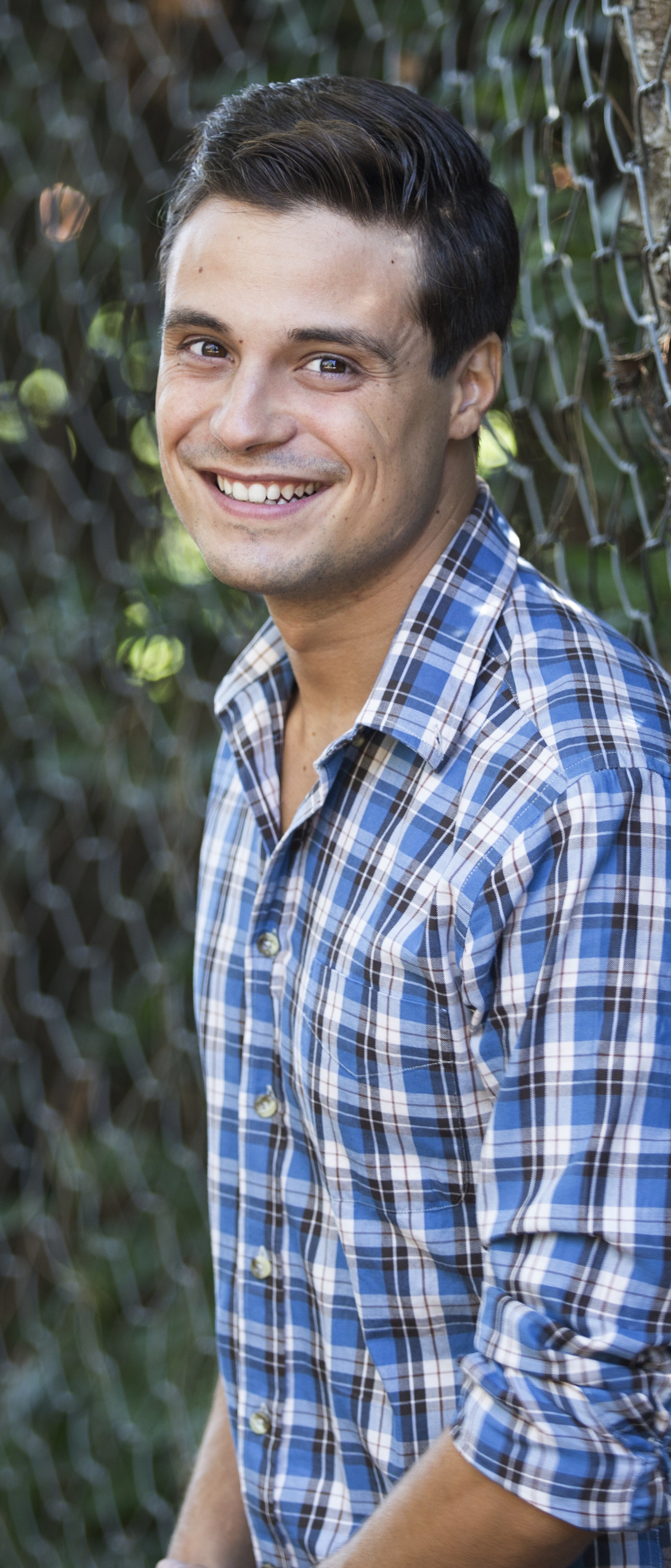 Men Model, Smile, Brown Eyes, 1644x3840, Phone HD Wallpaper