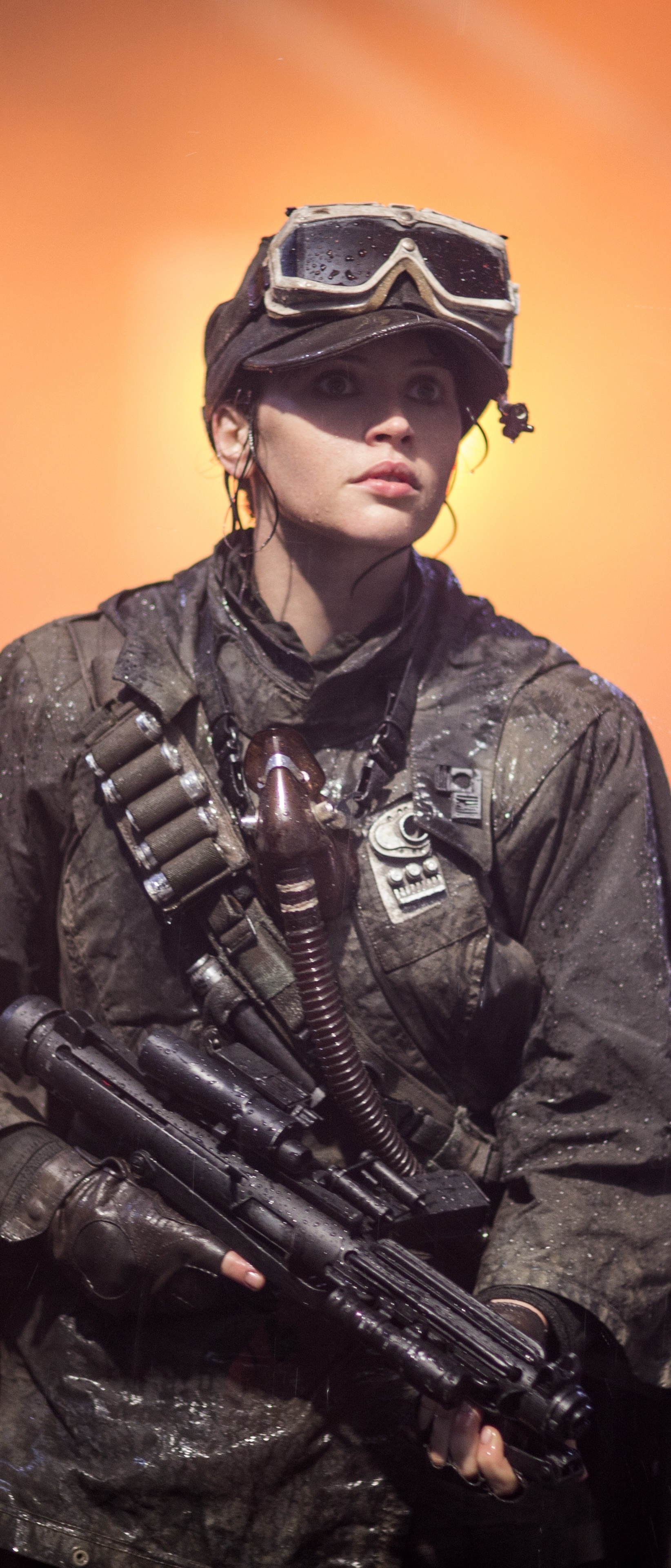 Movie Rogue One: A Star Wars Story, Felicity Jones, Star Wars, Jyn Erso, 1644x3840, Phone HD Wallpaper