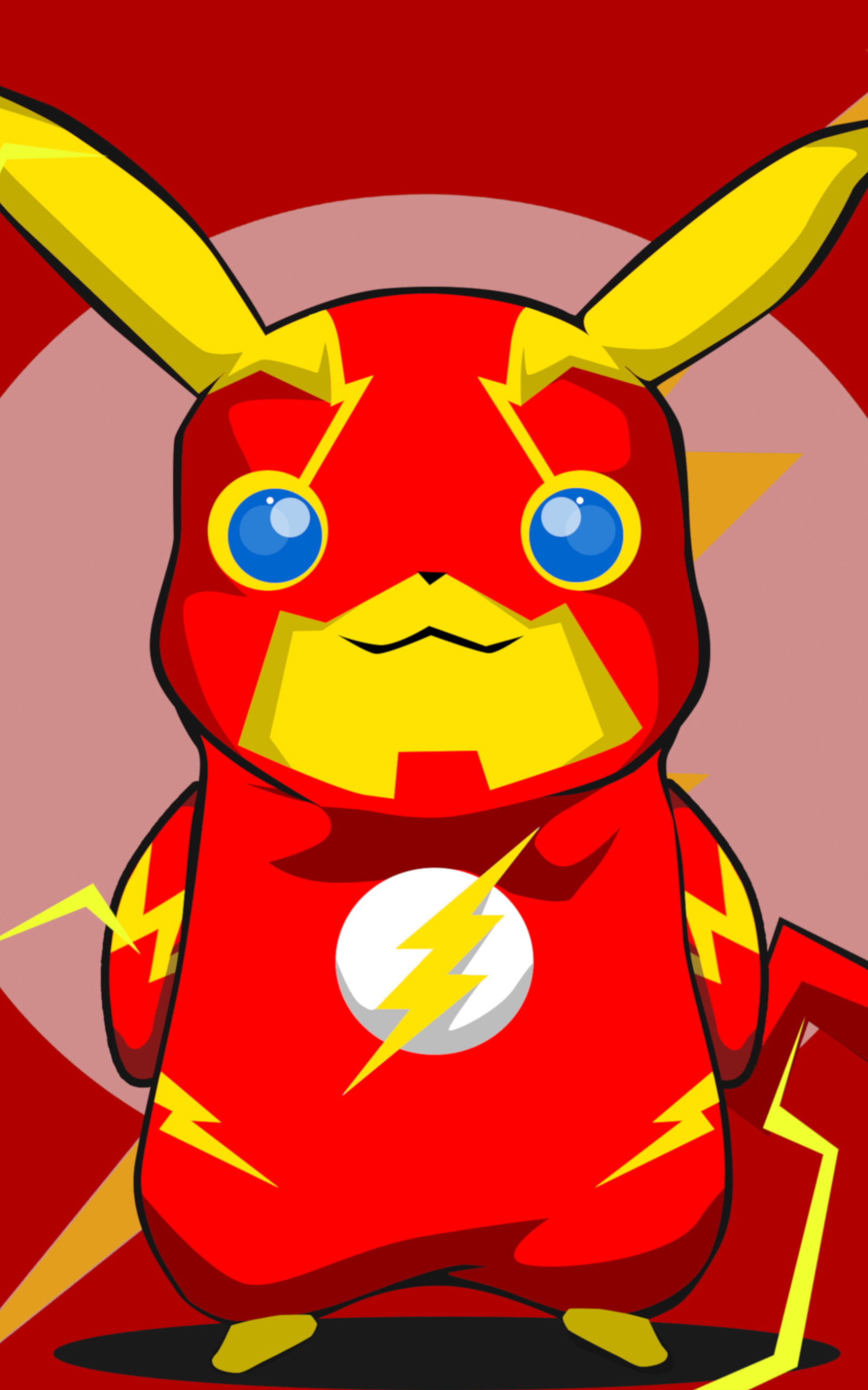 Anime Pokémon, Minimalist, Pikachu, 1600x2560, Phone HD Wallpaper