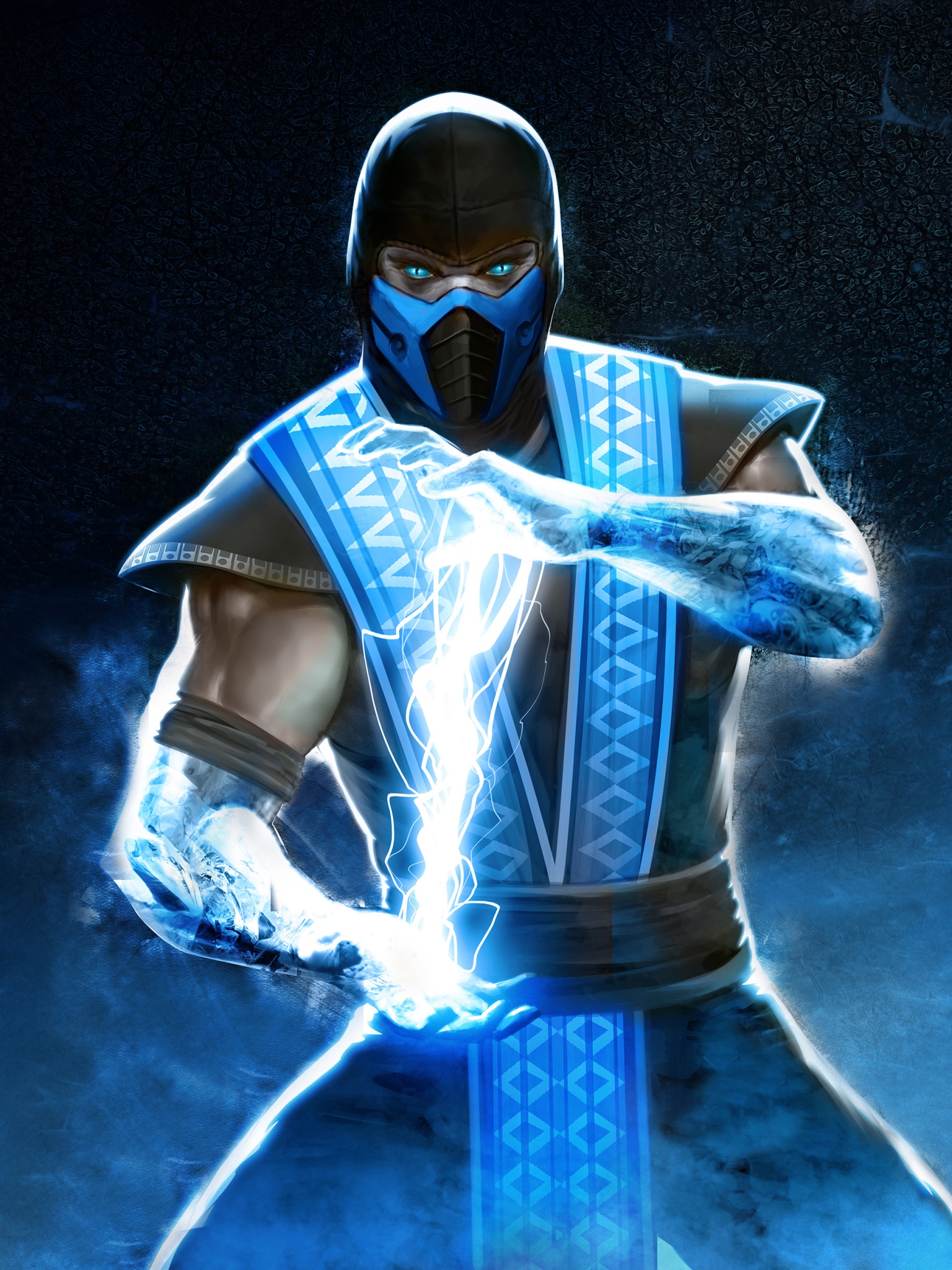Video Game Mortal Kombat, Sub-Zero (Mortal Kombat), 1536x2048, Phone HD Wallpaper