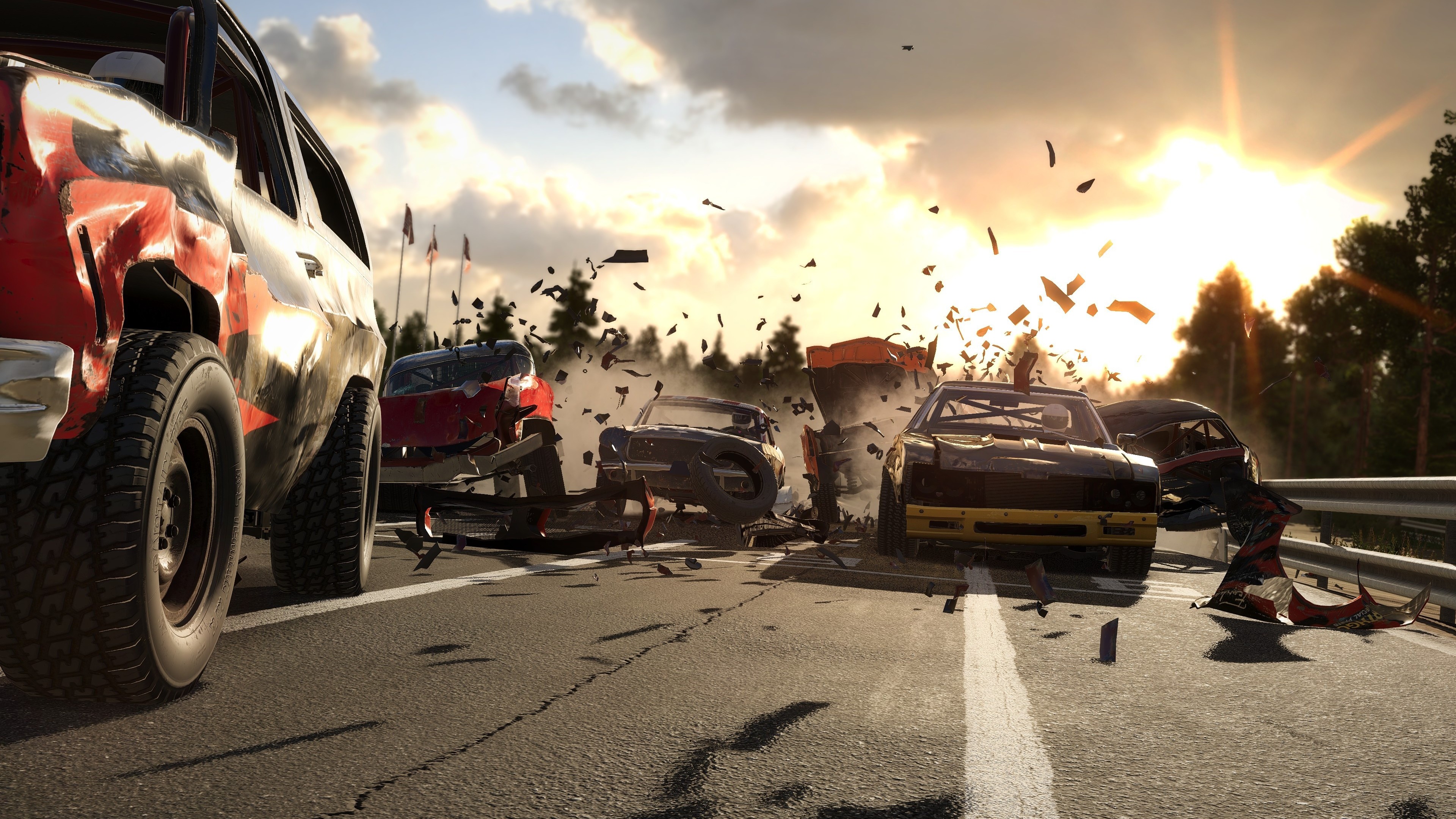 Wreckfest, Next Car Game, E3 2018, screenshot, 4K, HD Wallpaper