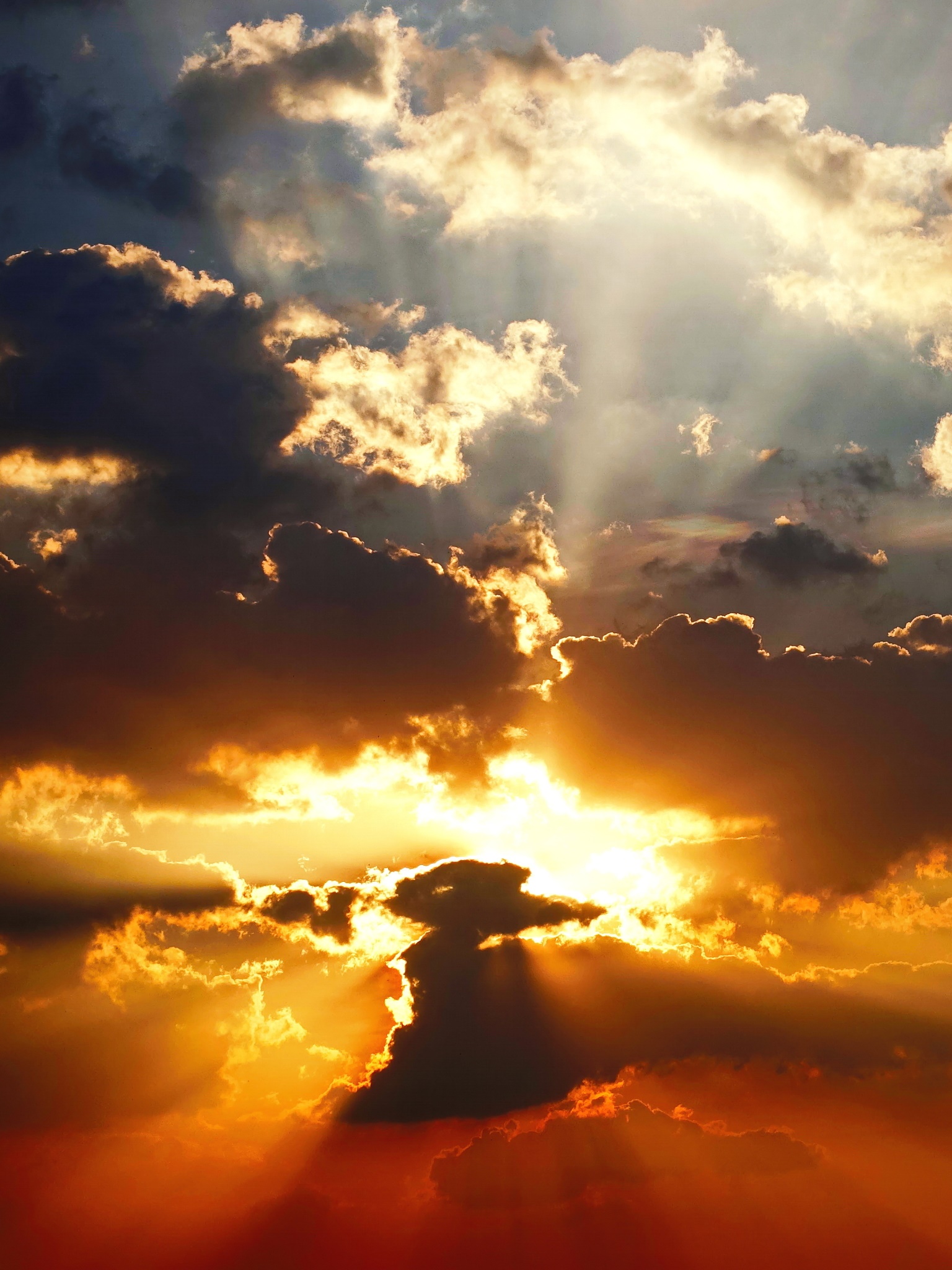 Earth Sunset, 1536x2048, Phone HD Wallpaper