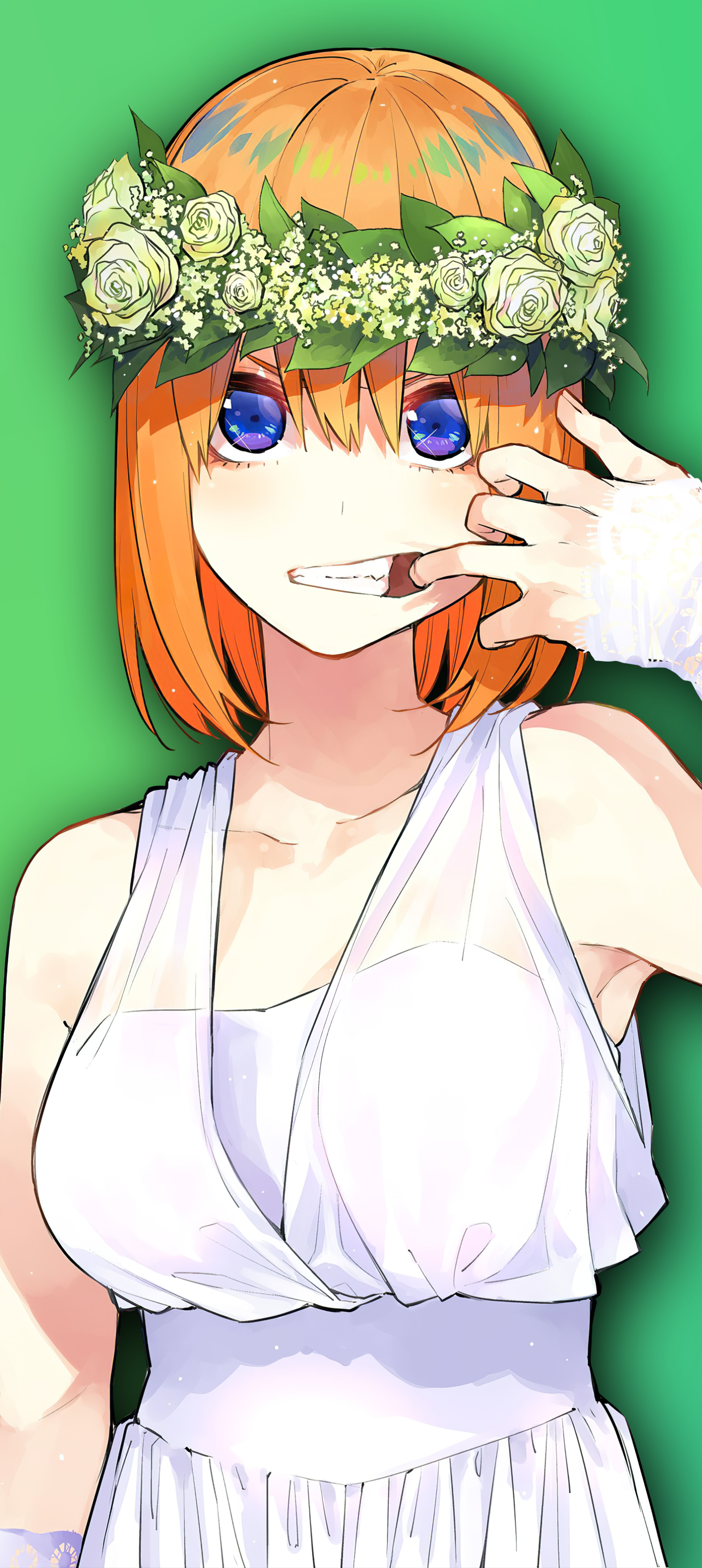 Anime The Quintessential Quintuplets, Yotsuba Nakano, 5-Toubun No Hanayome, 1440x3216, Phone HD Wallpaper